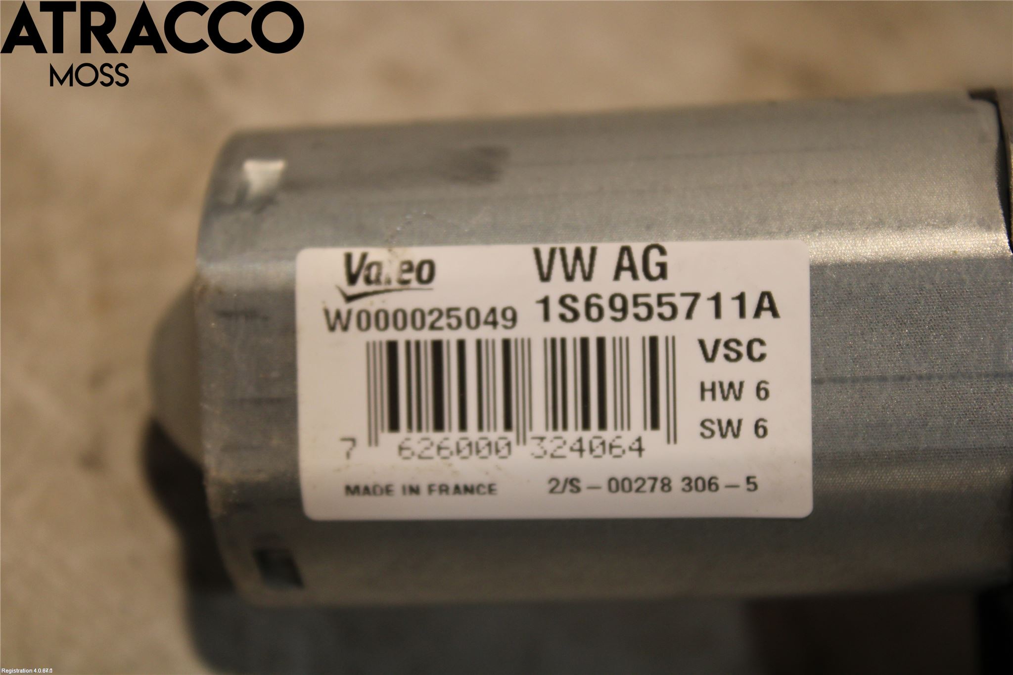 Volkswagen VW UP! / E-UP! Viskermotor Bakluke