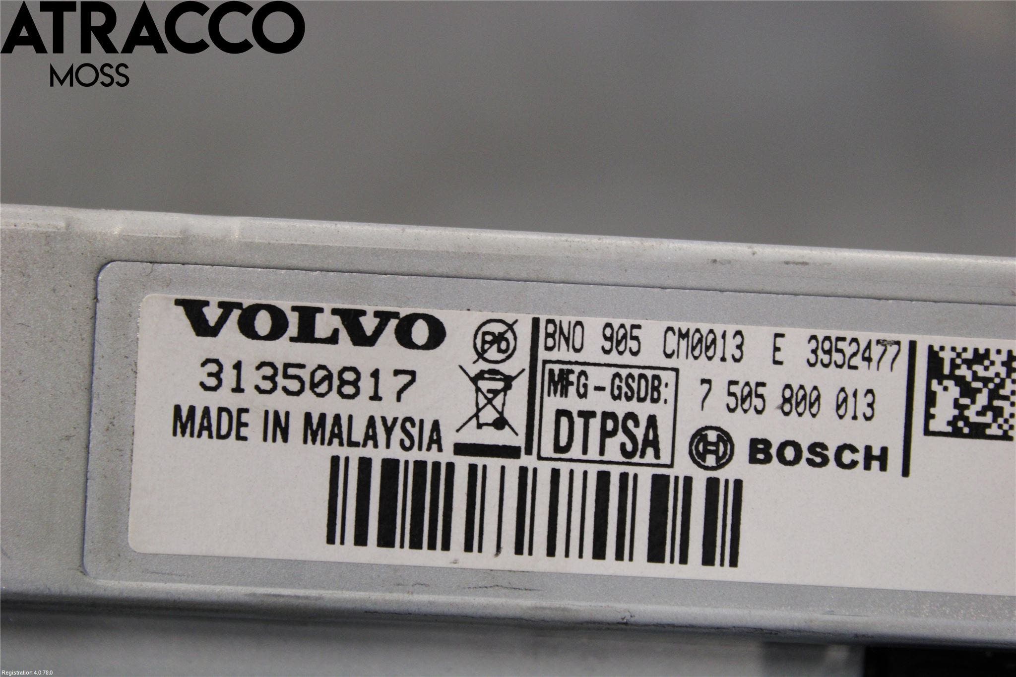 Volvo V40 12-19 Multifunktionsdisplay