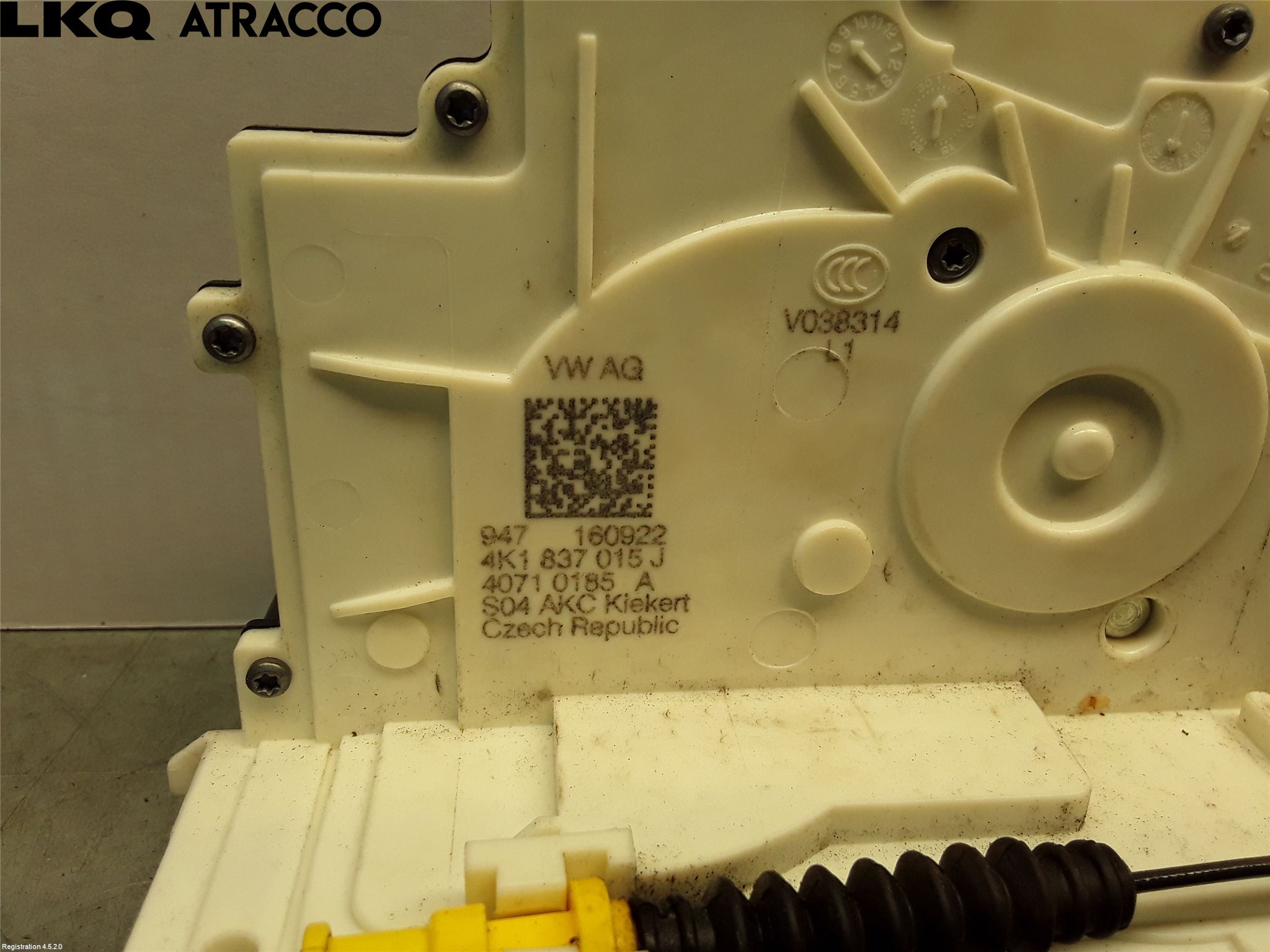 Audi E-TRON, S GE 19- Dørlås - Låsekasse