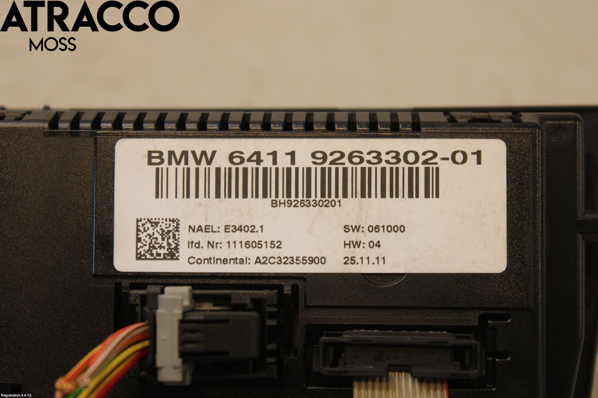 BMW X1 E84 10-15 Varme Ac Betjening-Display