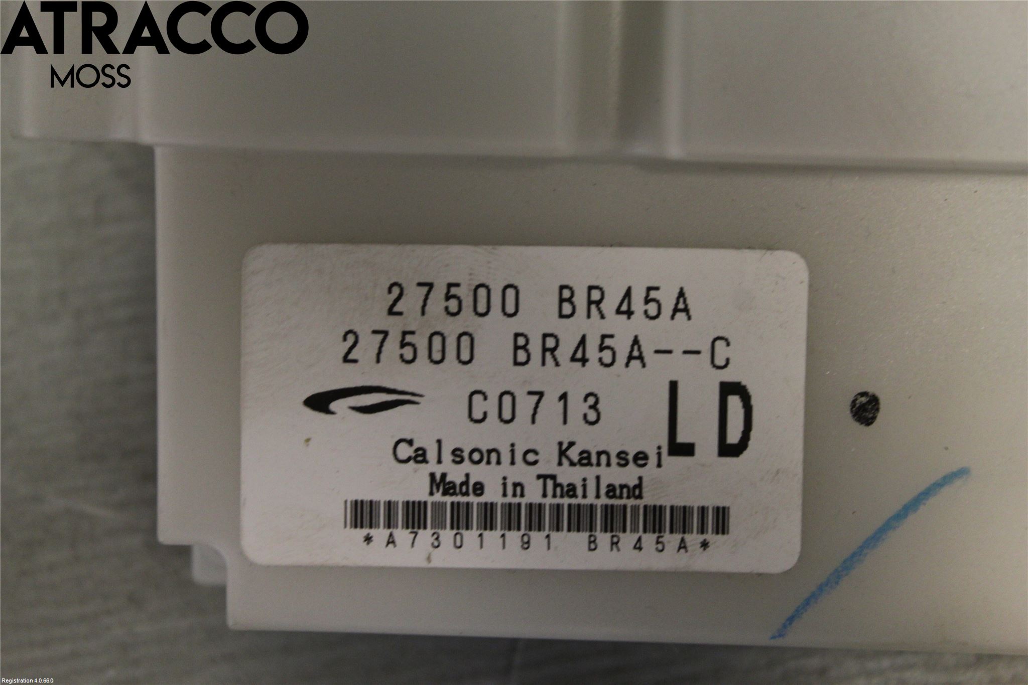 Nissan QASHQAI+2  08-10 Varme Ac Betjening-Display