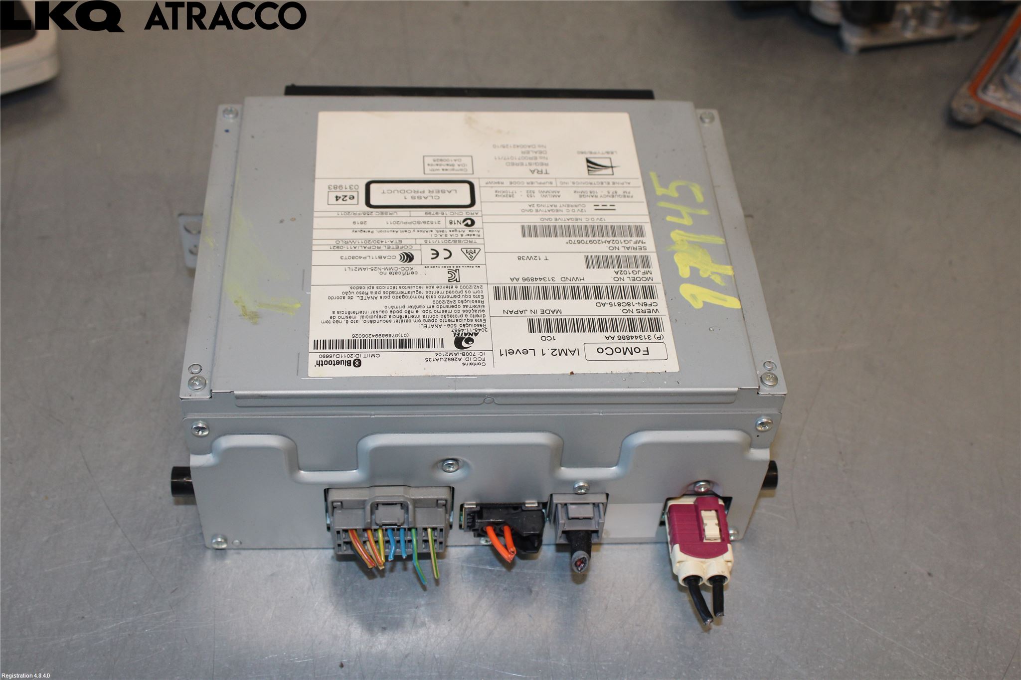 Landrover LAND ROVER RANGE ROVER EVOQUE (L538) 11-18 Stereo Radio Med Cd