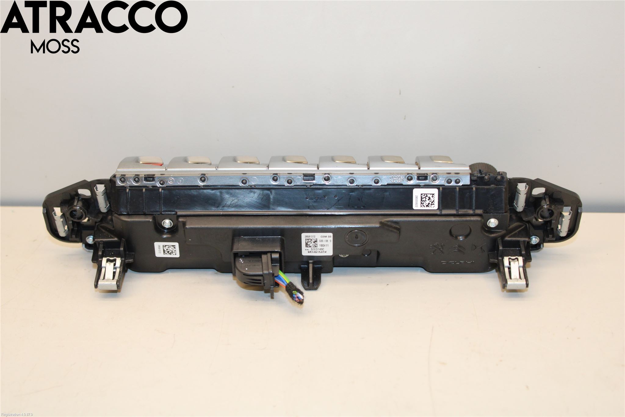 Peugeot 5008 17-24 Varme Ac Betjening-Display
