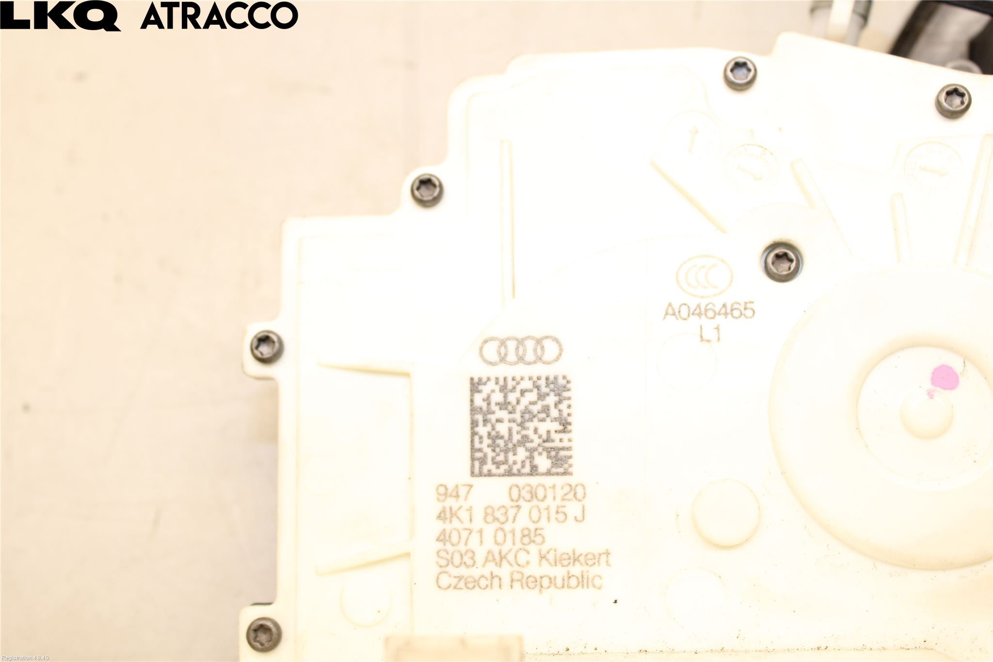 Audi E-TRON, S GE 19- Dørlås - Låsekasse