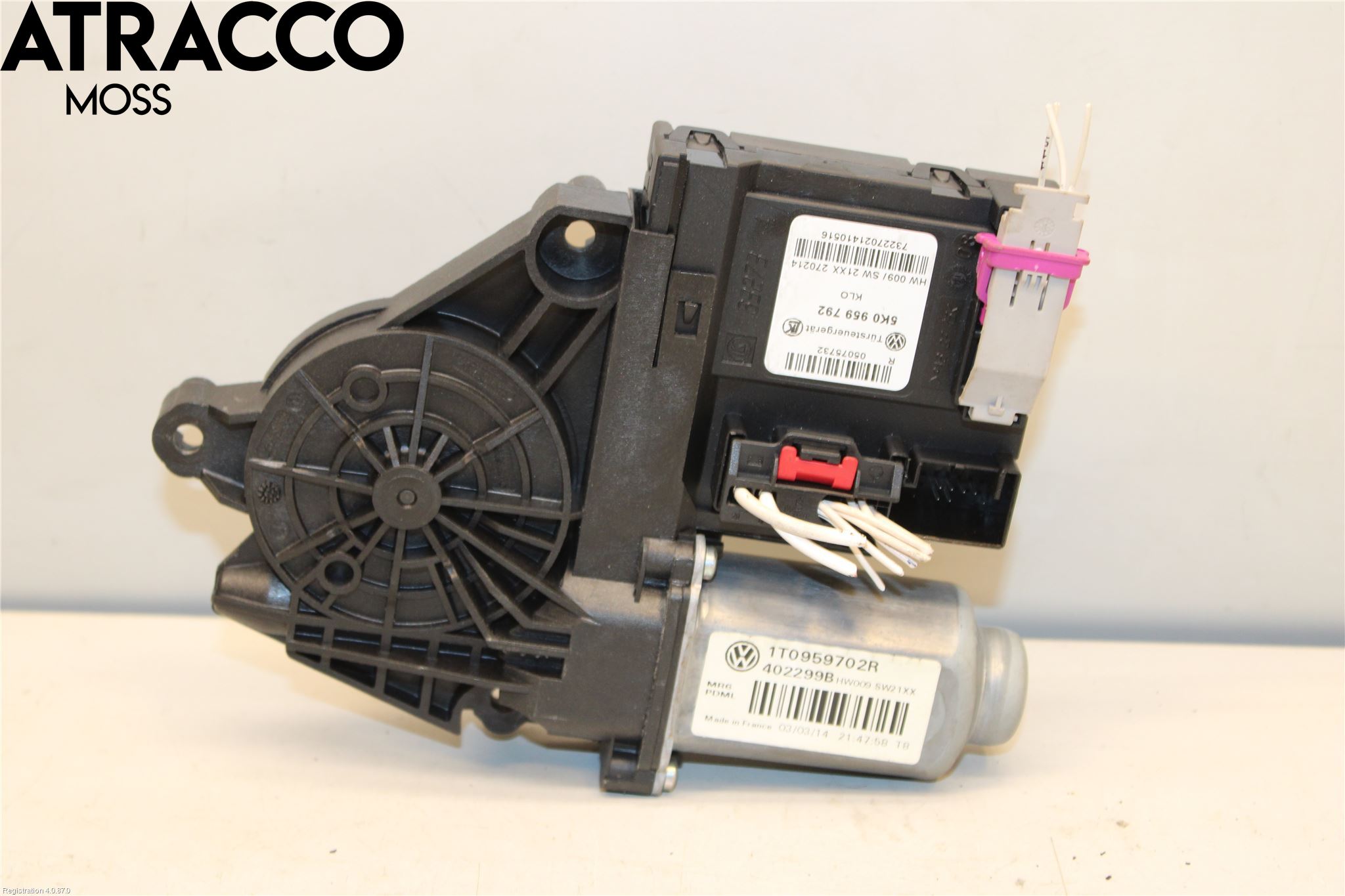 Volkswagen VW CADDY 11-15 Vindusheismotor