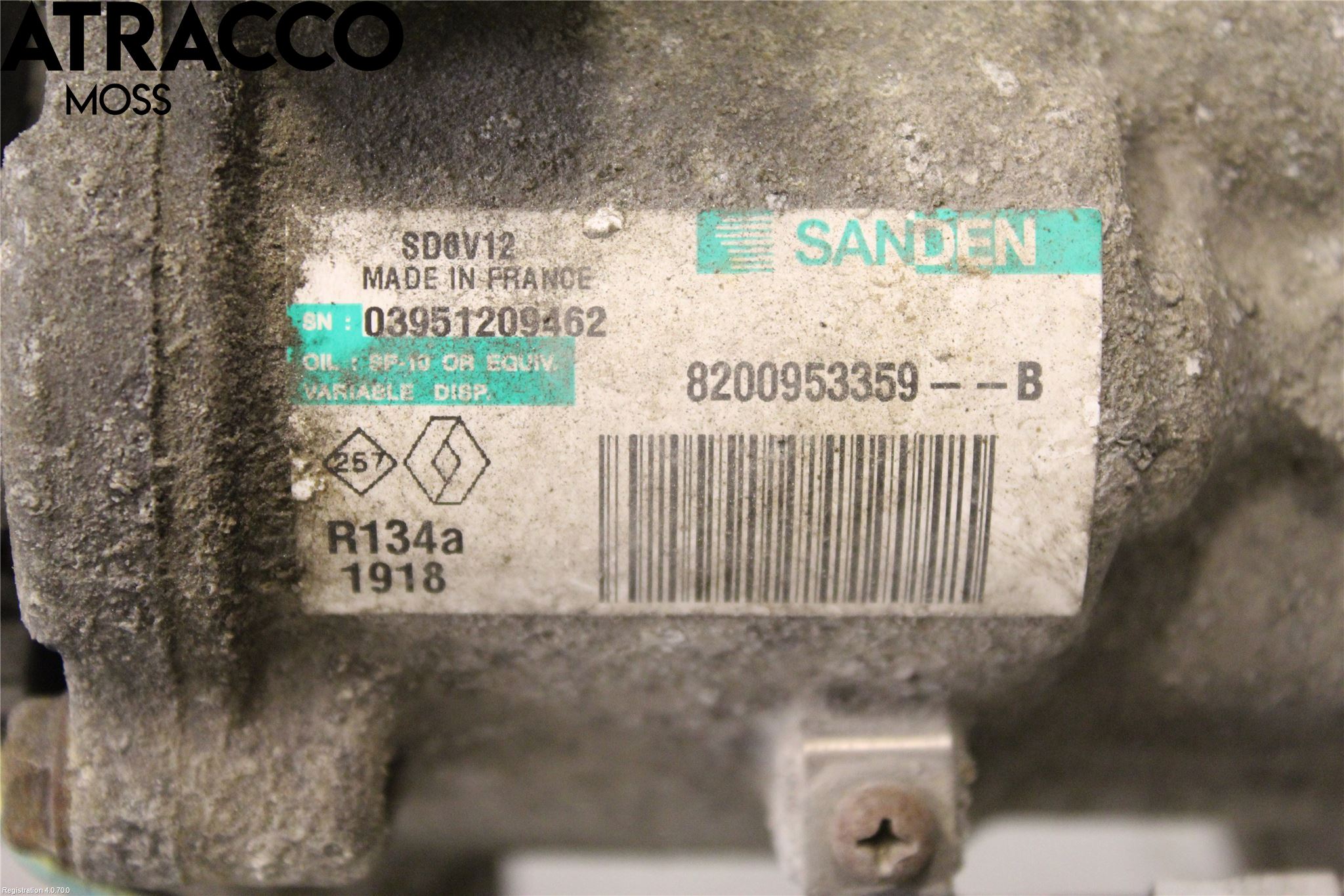 Renault KANGOO II 15-21 Varme Ac Kompressor