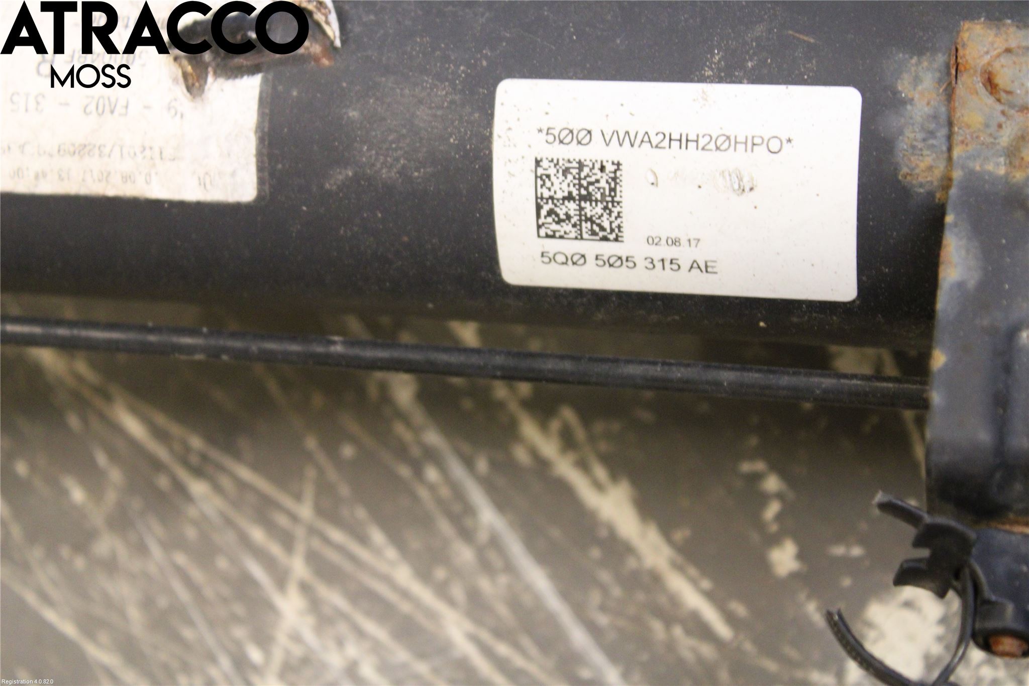 Volkswagen VW GOLF / E-GOLF VII 13-20 Bakaksel Feste Travers-Ramme