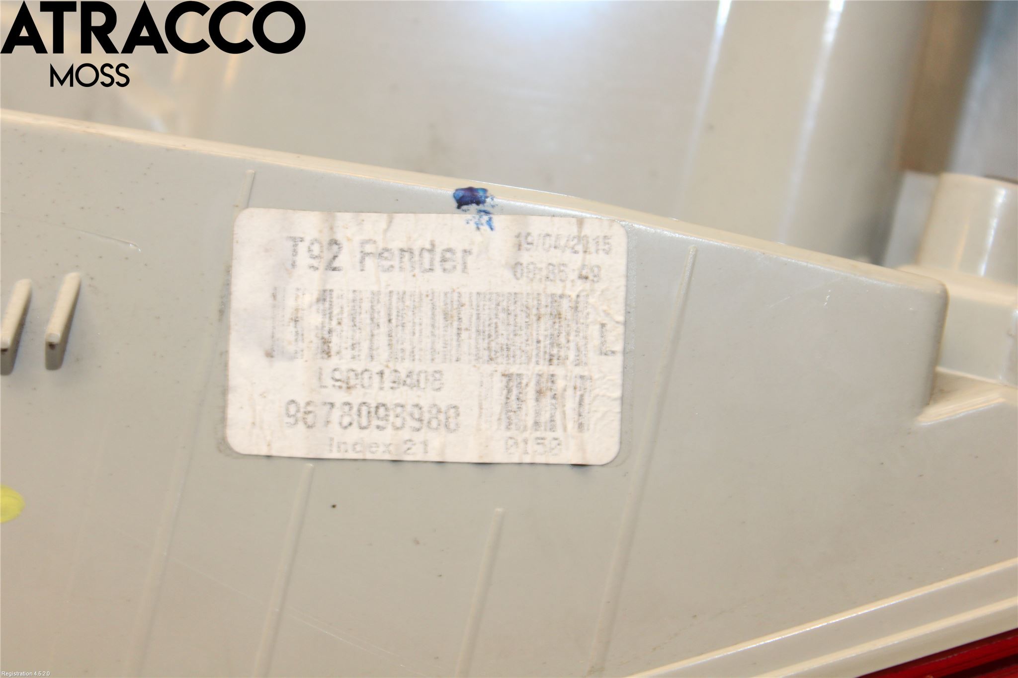 Peugeot 308 14-21 Baklykt Venstre