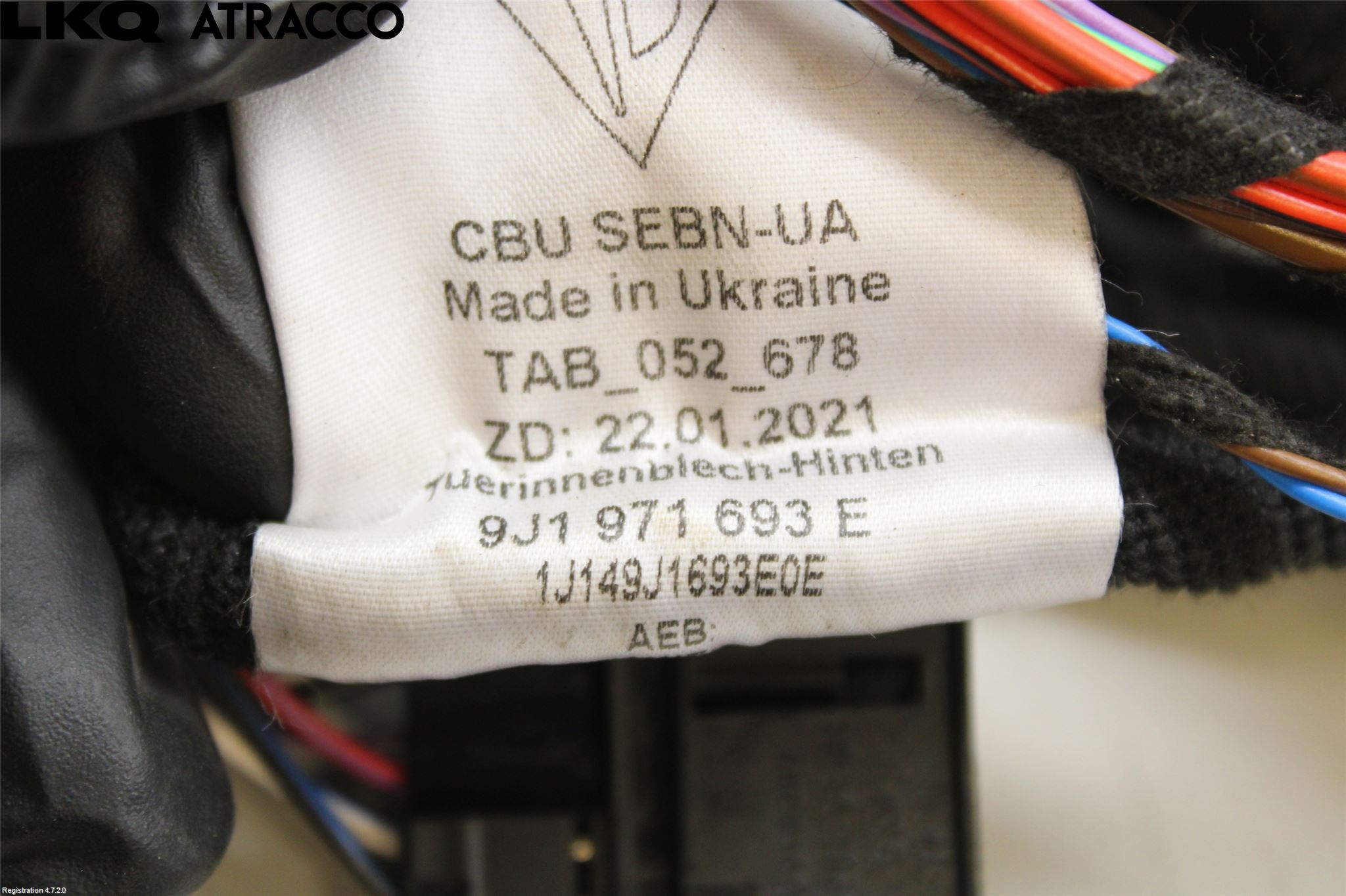 Porsche TAYCAN 20- Ledningsnett