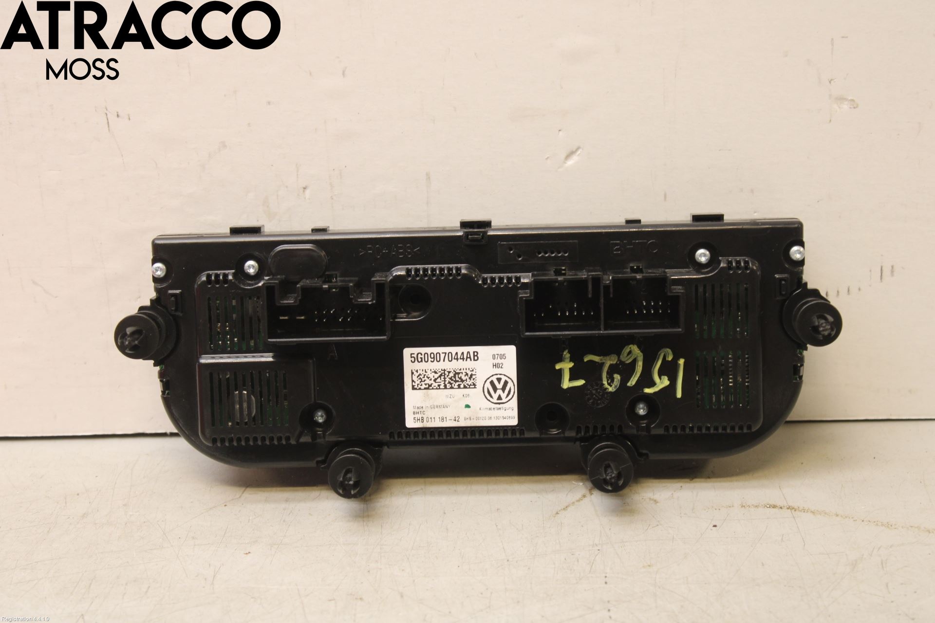 Volkswagen VW GOLF / E-GOLF VII 13-20 Varme Ac Betjening-Display