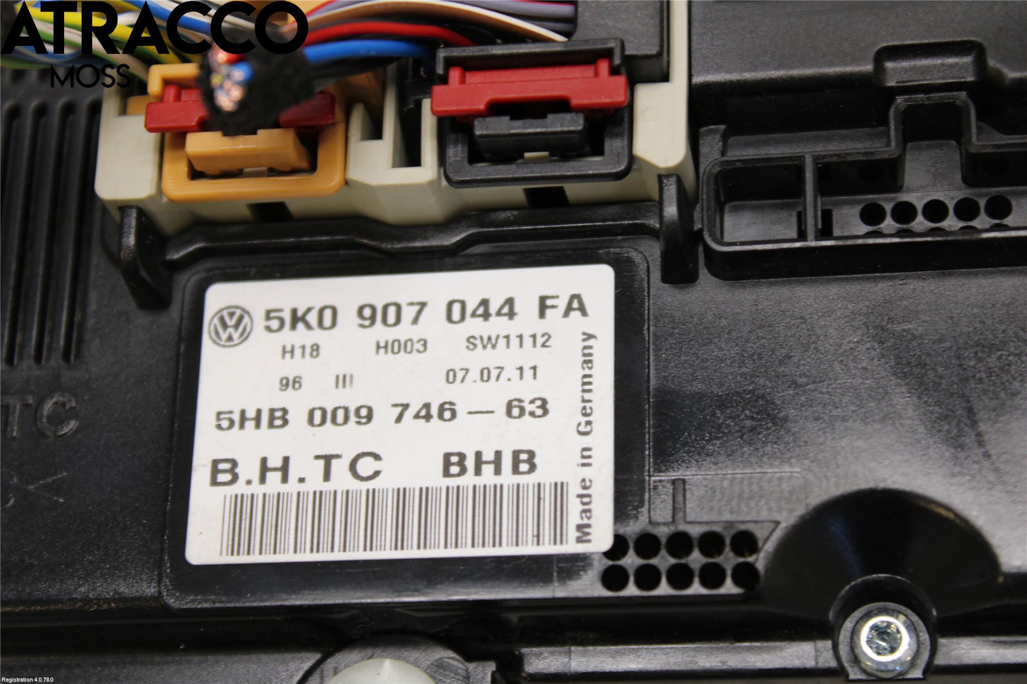 Volkswagen VW PASSAT CC 08-16 Varme Ac Betjening-Display