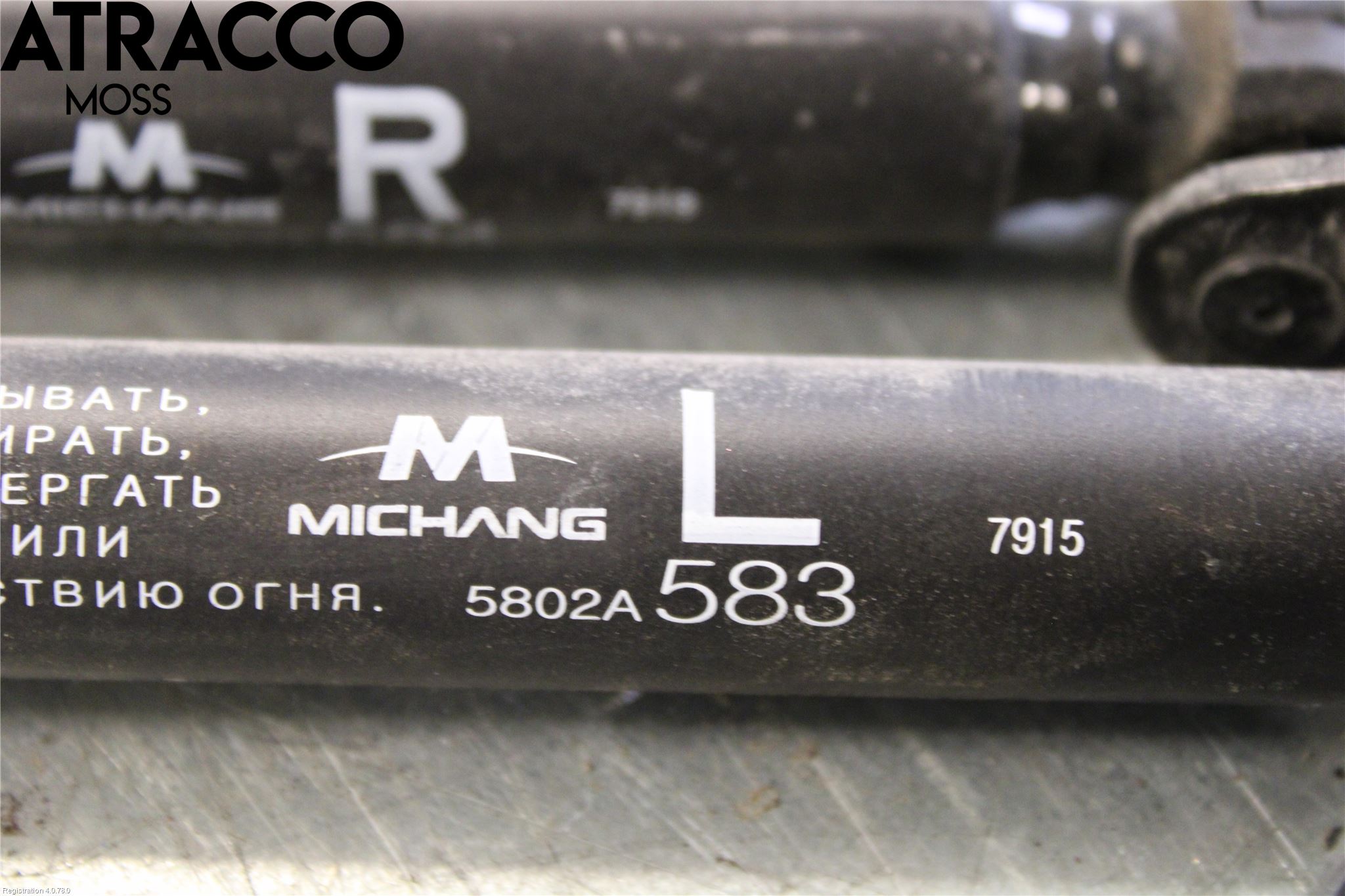 Mitsubishi SPACE STAR 13- Bakluke Demper-Gassfjær