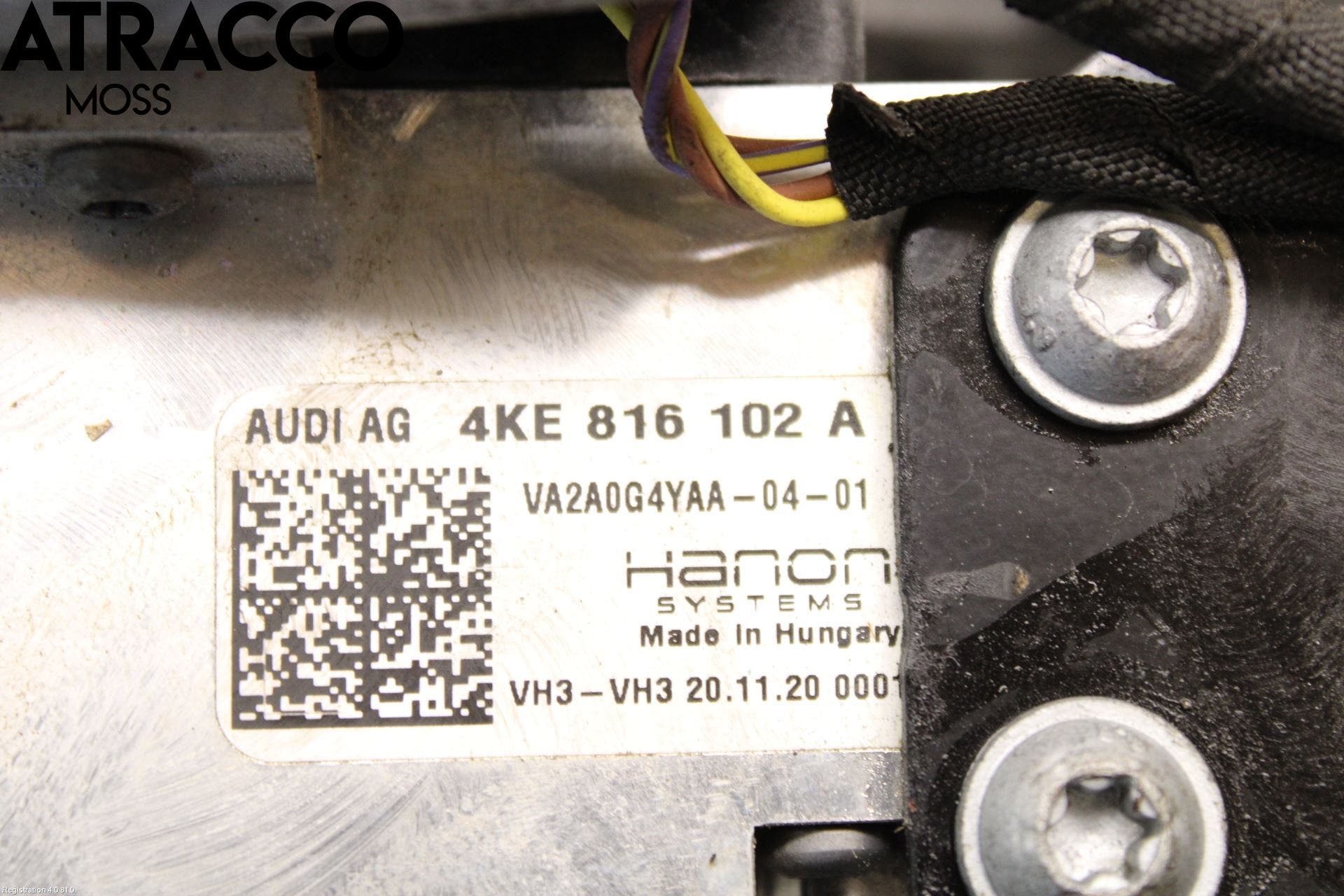 Audi E-TRON, S GE 19- Varmeventil