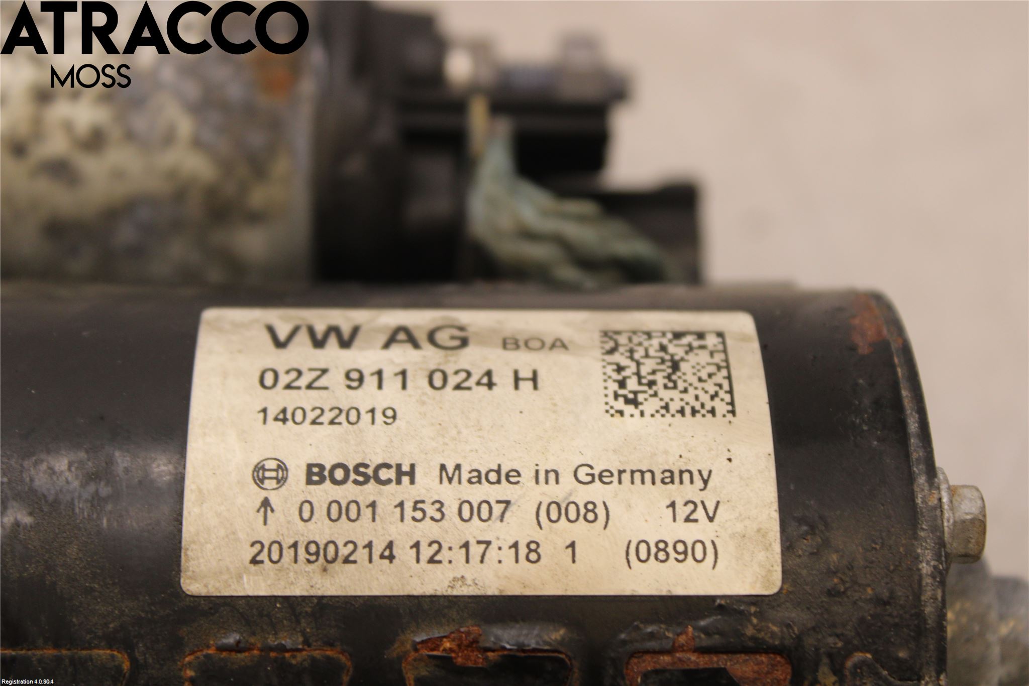 Volkswagen VW CADDY 16-20 Startmotor