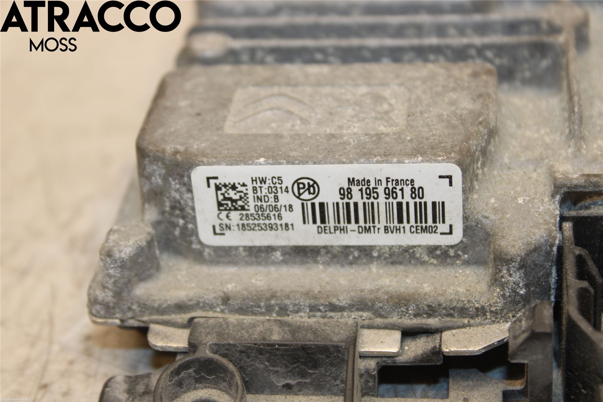 Citroen C4 CACTUS 14-20 Styreenhet Øvrig