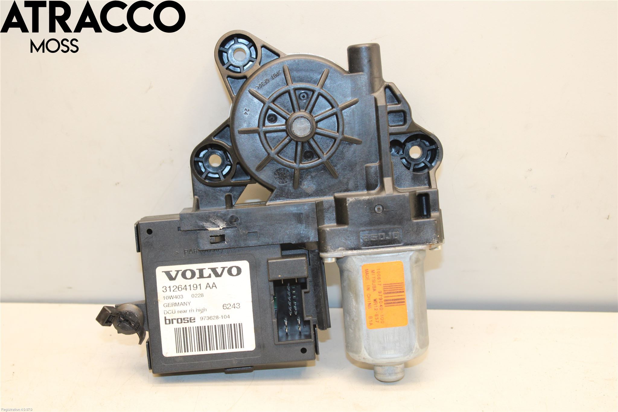 Volvo V50 08-12 Vindusheismotor