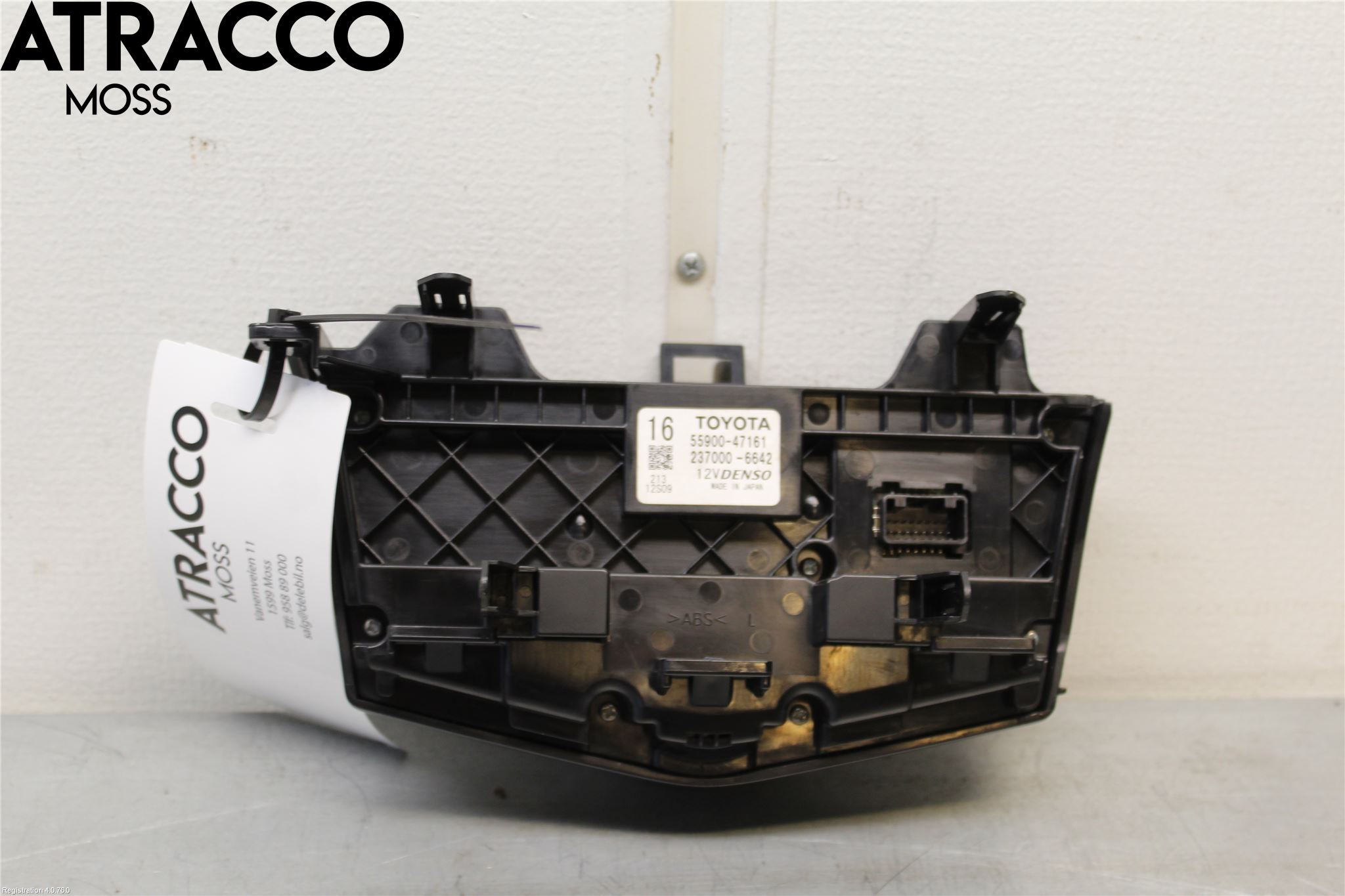 Toyota PRIUS+ ZVW40 12-20 Varme Ac Betjening-Display