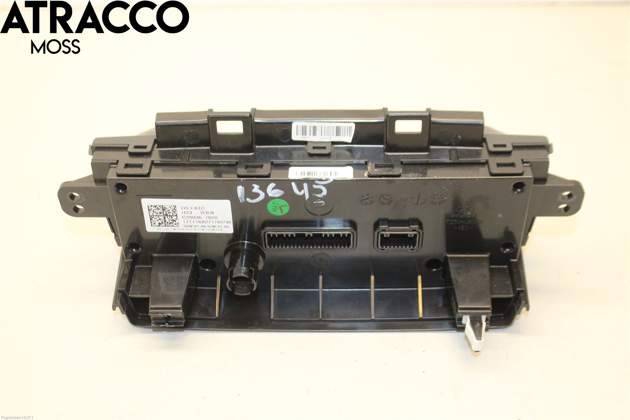 Hyundai KONA/ELECTRIC OS 18-23 Varme Ac Betjening-Display
