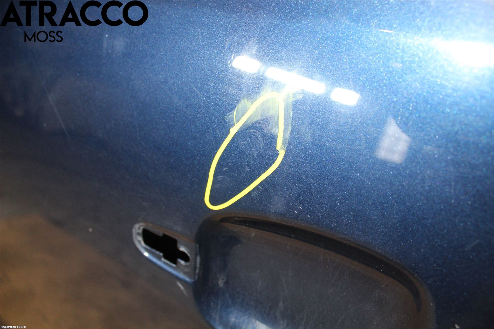 Opel COMBO 02-12 Dør 4D Bak Venstre