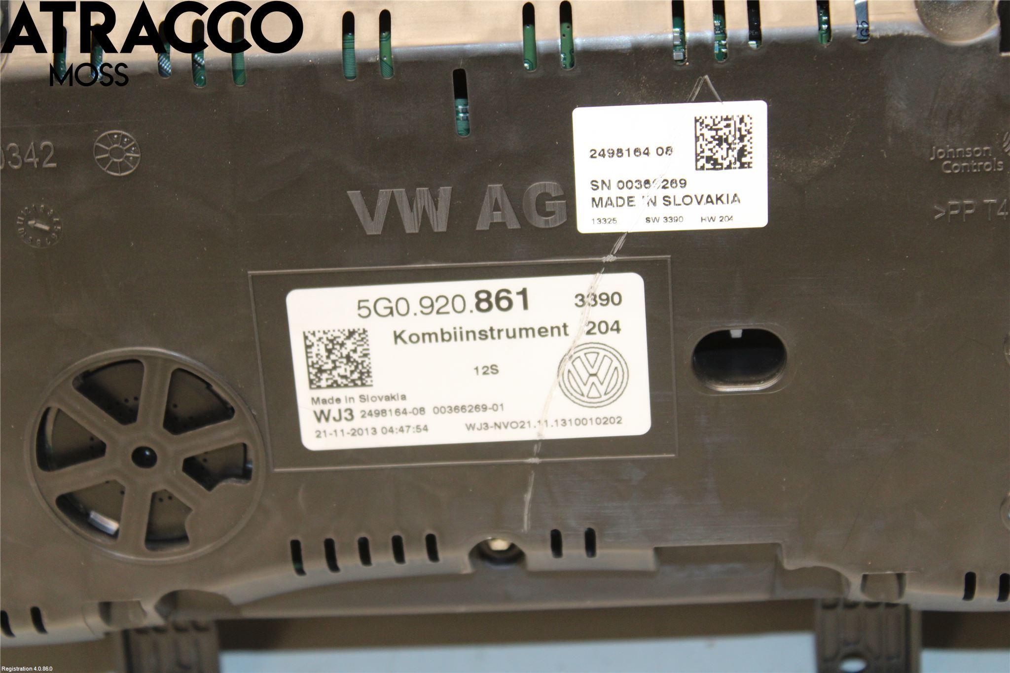 Volkswagen VW GOLF / E-GOLF VII 13-20 Instr Kombinert