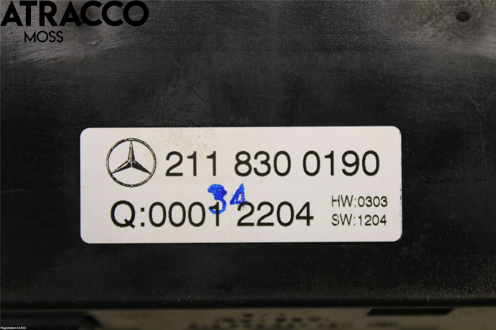 Mercedes-Benz MB E-KLASS (W211) 02-09 Varme Ac Betjening-Display