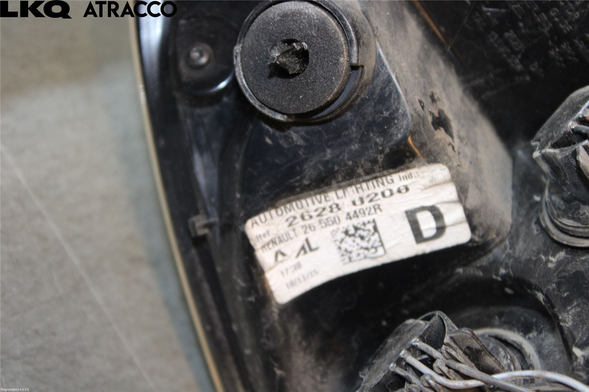 Renault ZOE/E-TECH 13- Baklykt Høyre