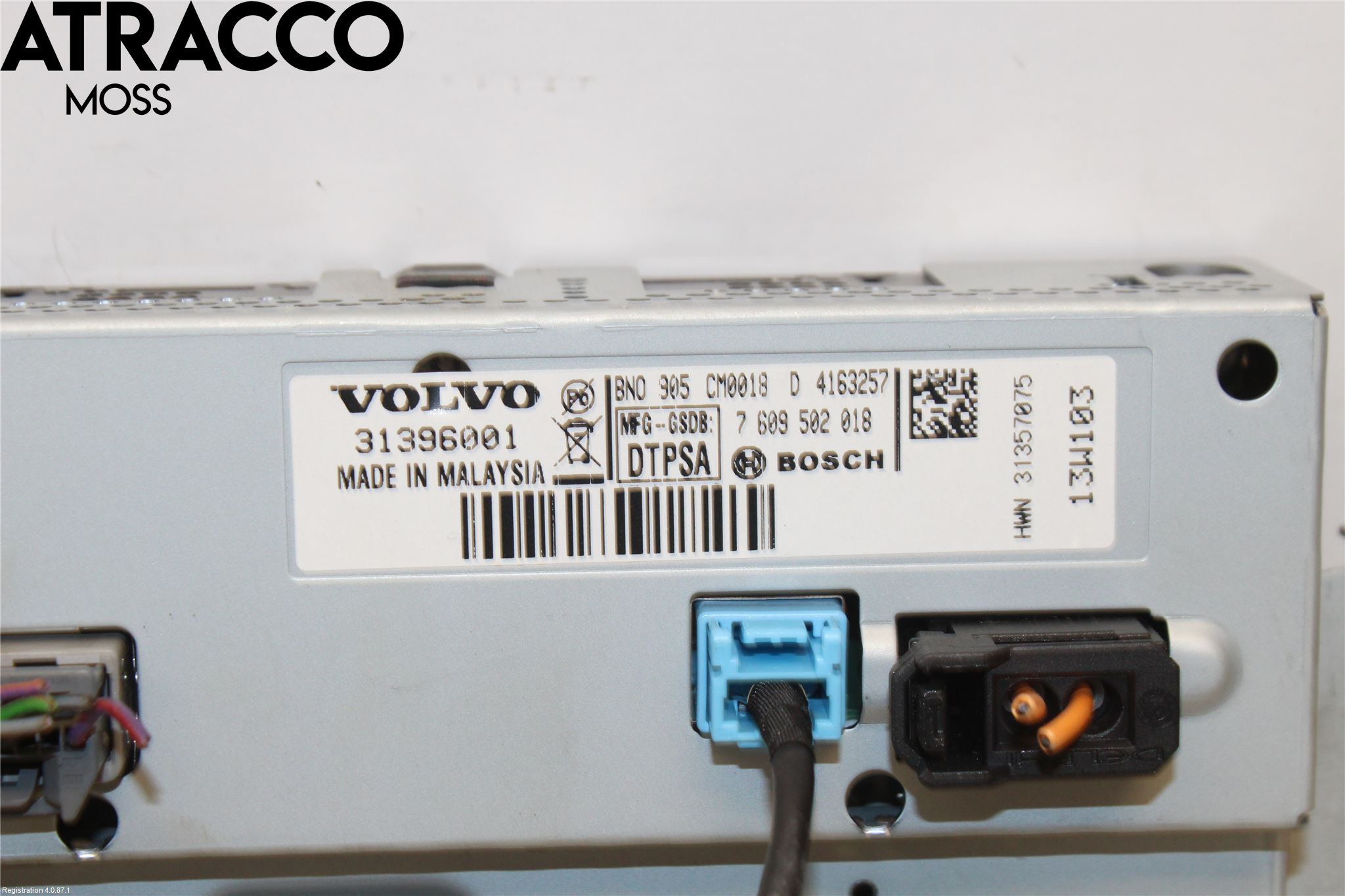 Volvo V60 11-13 Instr Skjerm Dvd-Gps-Ac-Tlf