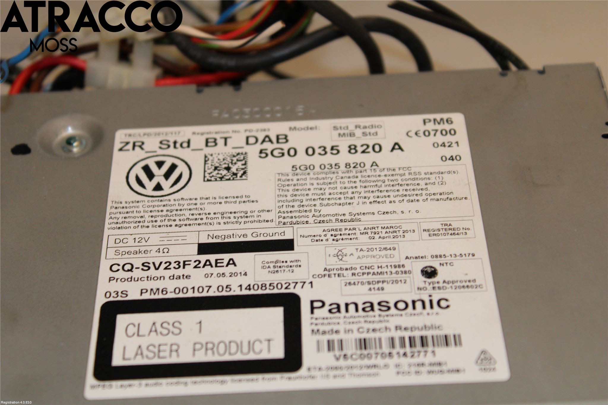 Volkswagen VW GOLF / E-GOLF VII 13-20 Stereo Radio