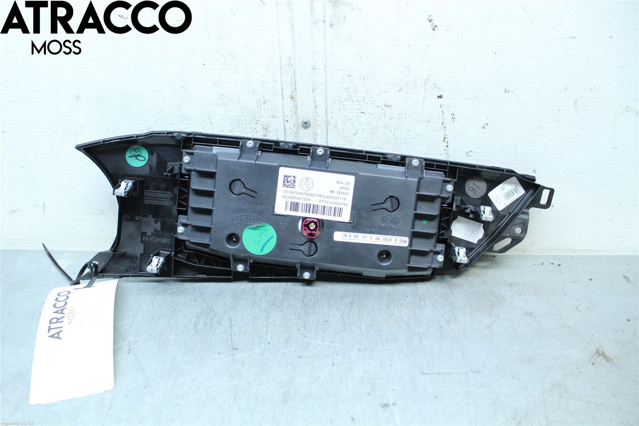 Alfa GIULIA Multifunktionsdisplay