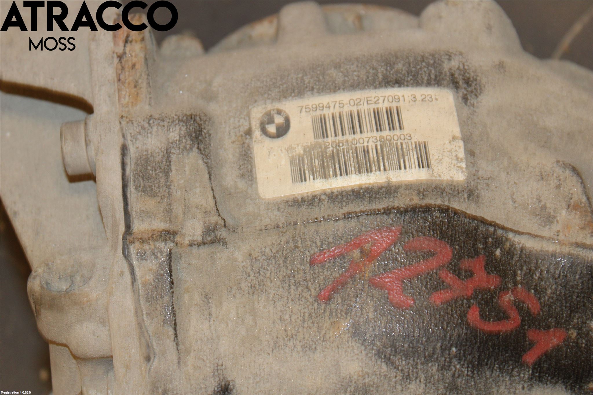 BMW 3 F30/F31/F80 12-19 Bakaksel Kardang Bak -Diff