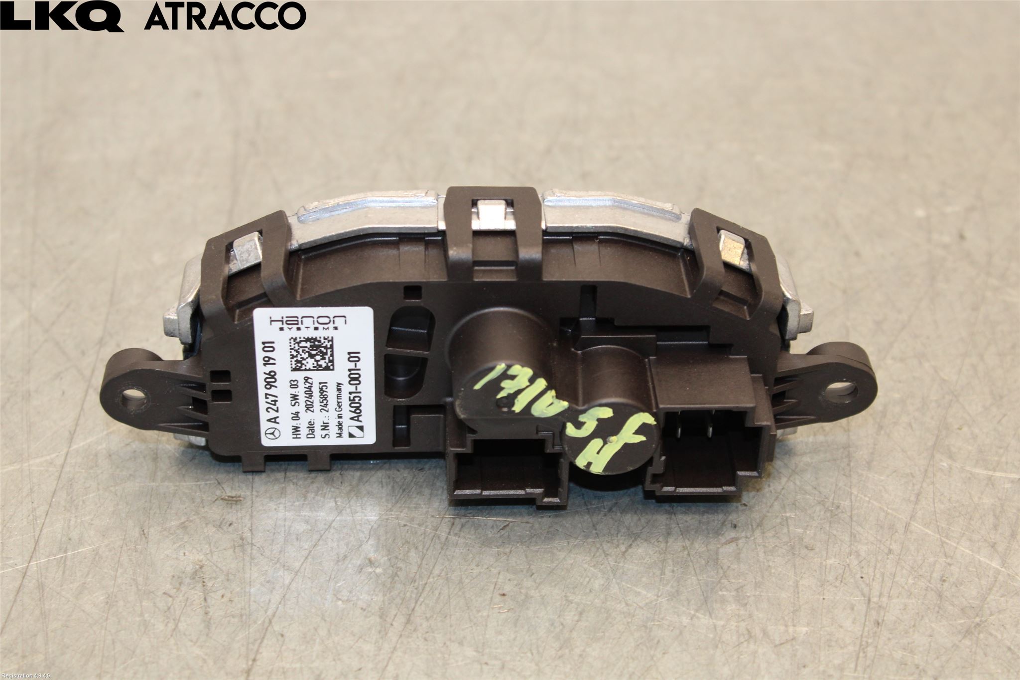 Mercedes-Benz MB EQB (X243) 22- Varmeapparat Viftemotstand