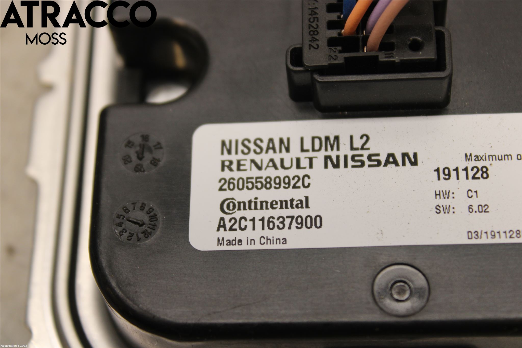 Nissan LEAF 18- Styreenhet Xenon