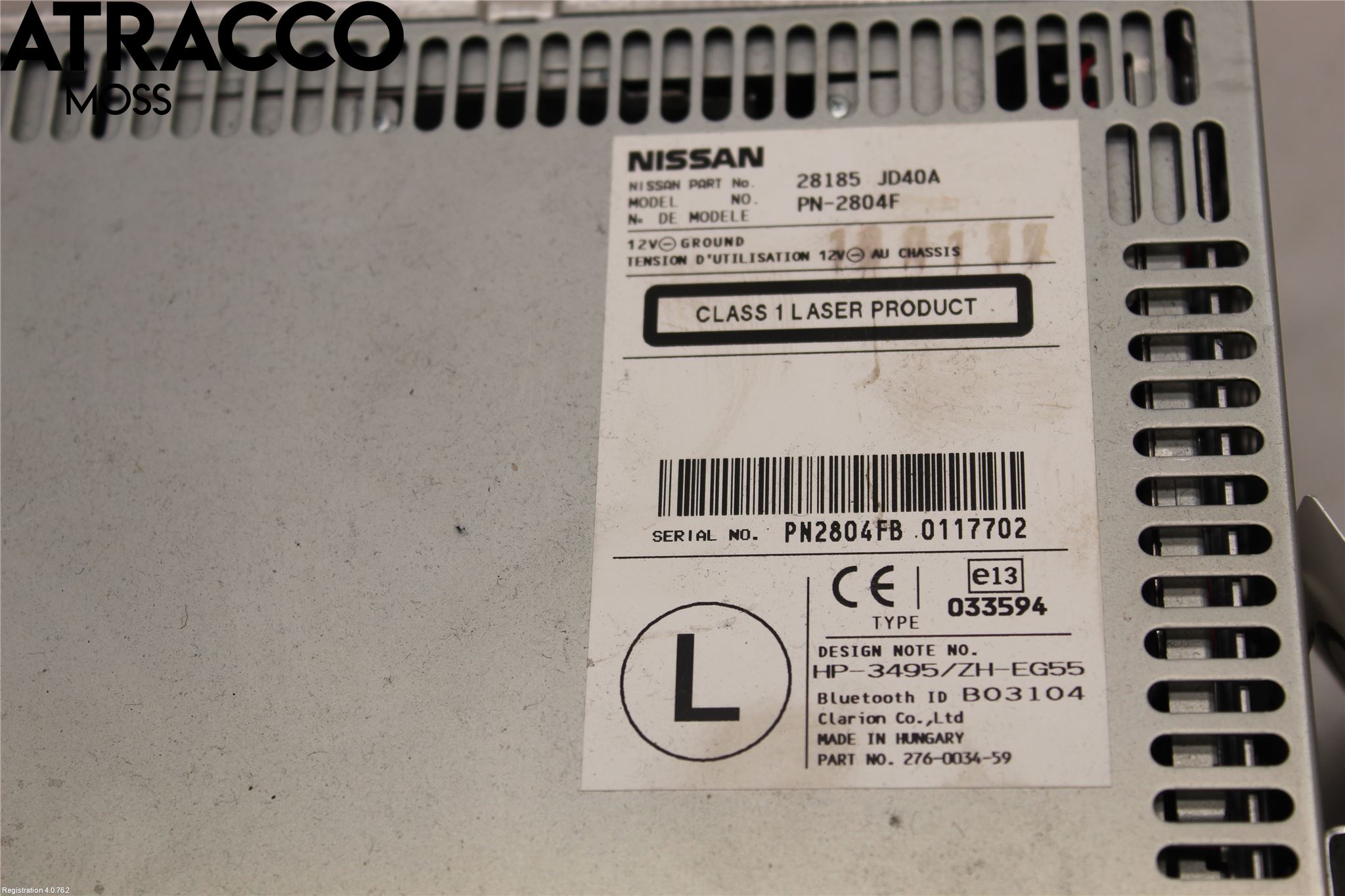 Nissan QASHQAI   07-10 Stereo Radio Med Cd