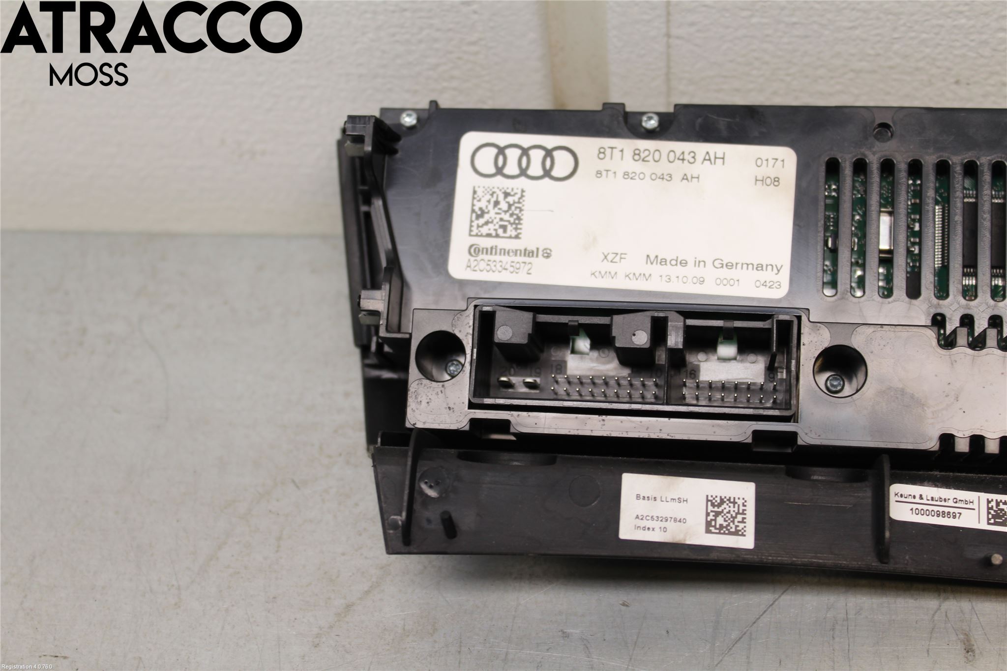 Audi A4/S4 08-11 Varme Ac Betjening-Display