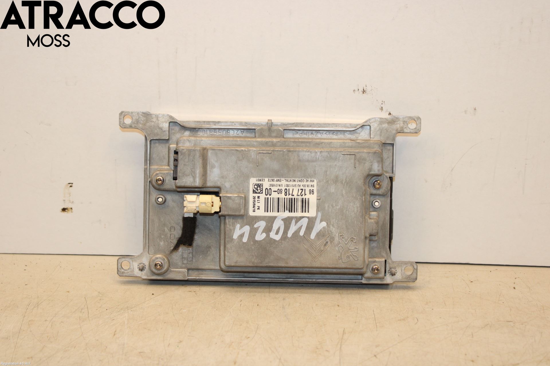 Peugeot 508 11-18 Instr Skjerm Dvd-Gps-Ac-Tlf