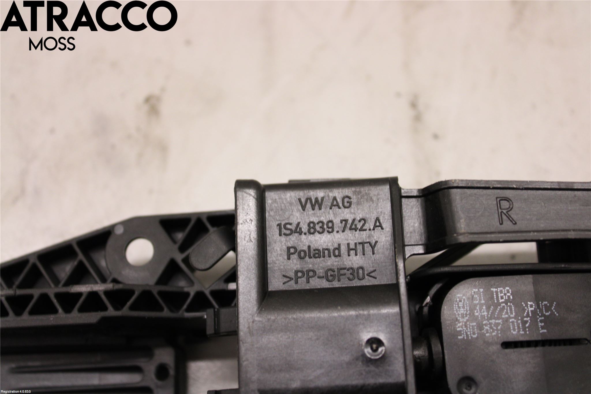 Volkswagen VW UP! / E-UP! Dørhandtak Ytre Høyre