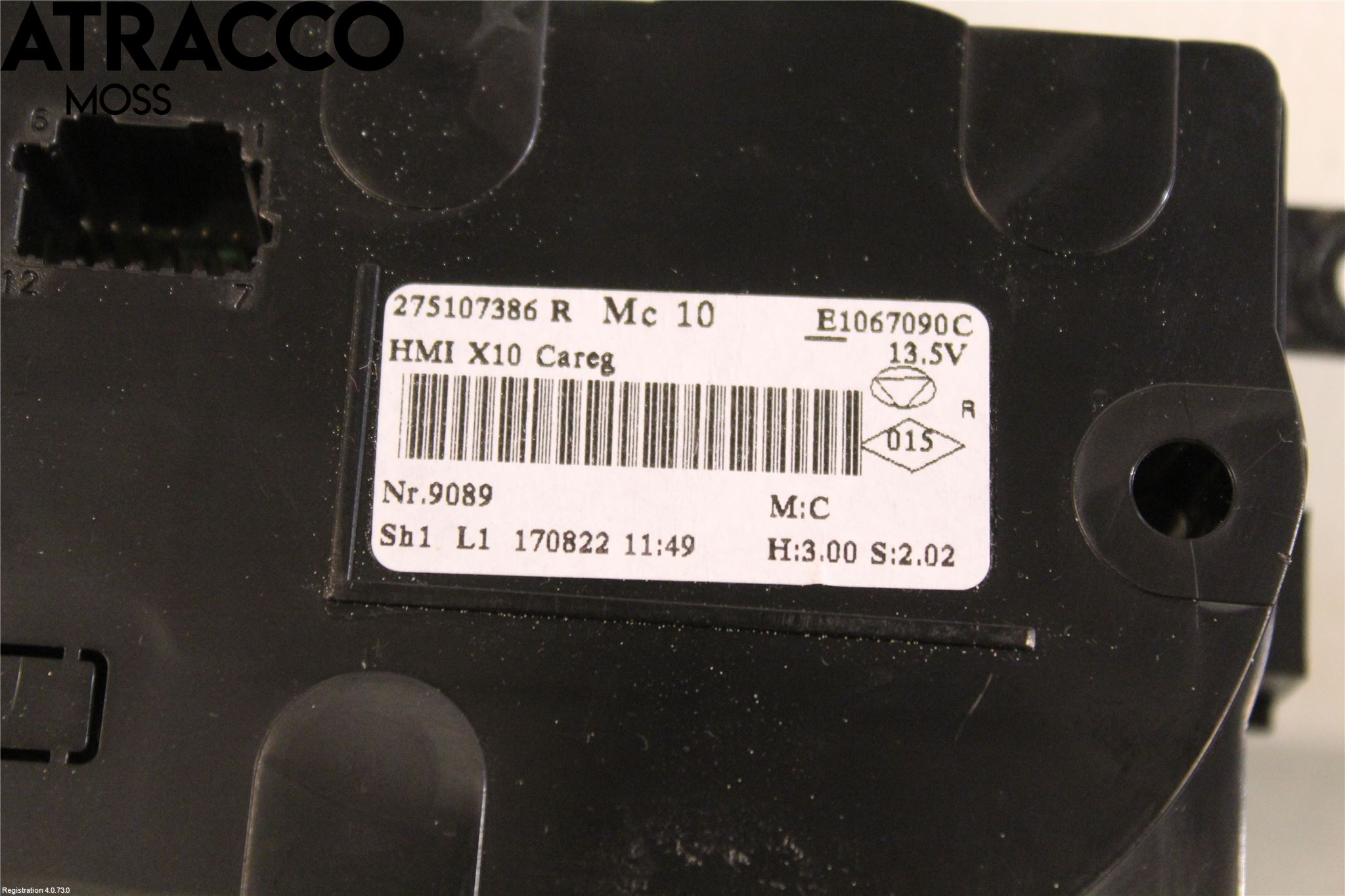 Renault ZOE/E-TECH 13- Varme Ac Betjening-Display