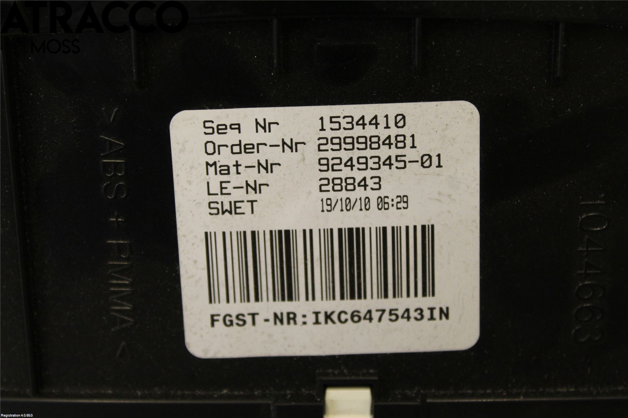 BMW 5 F10/F11/F18 09-17 Instr Kombinert