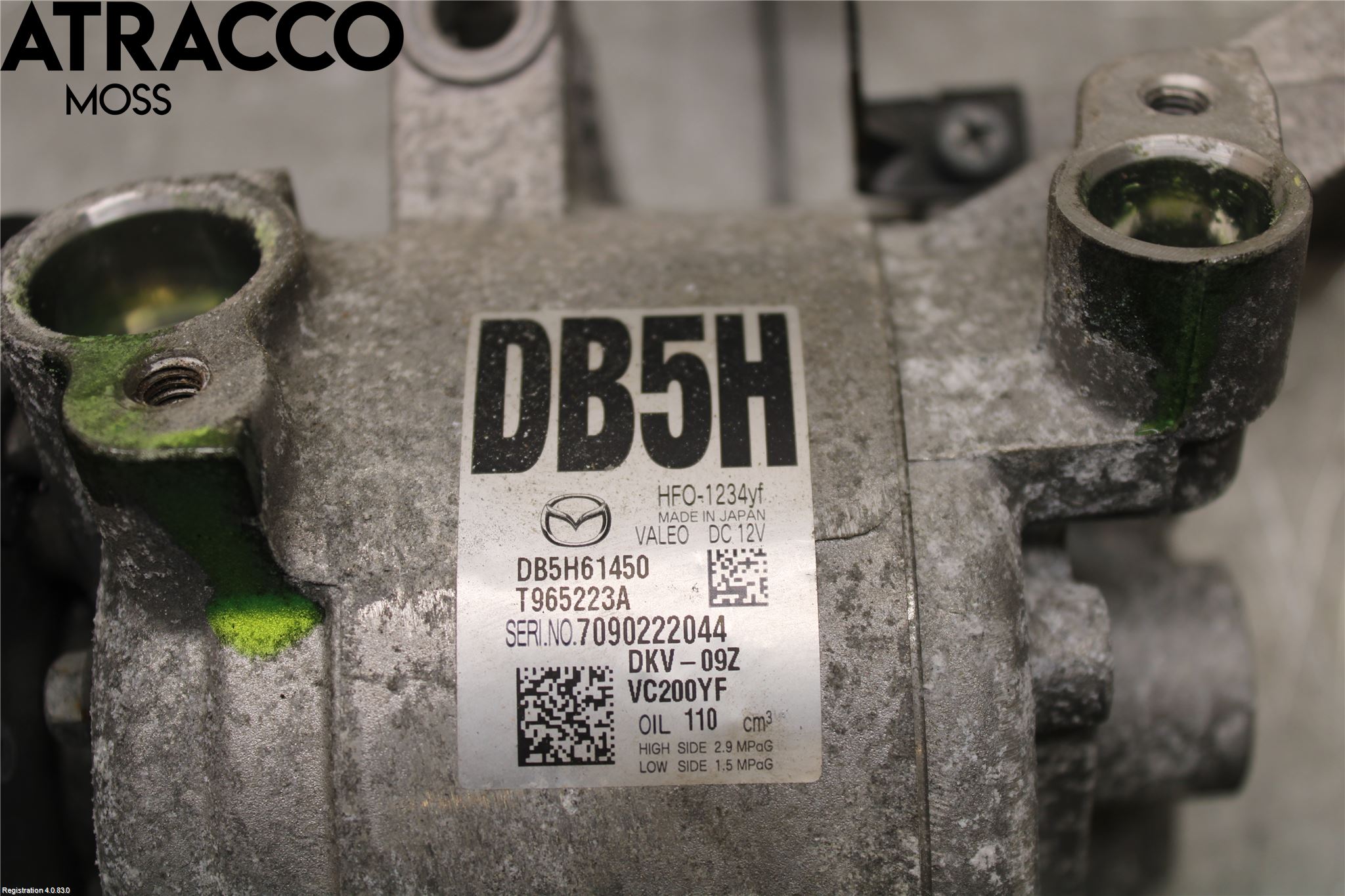 Mazda CX-3 Varme Ac Kompressor