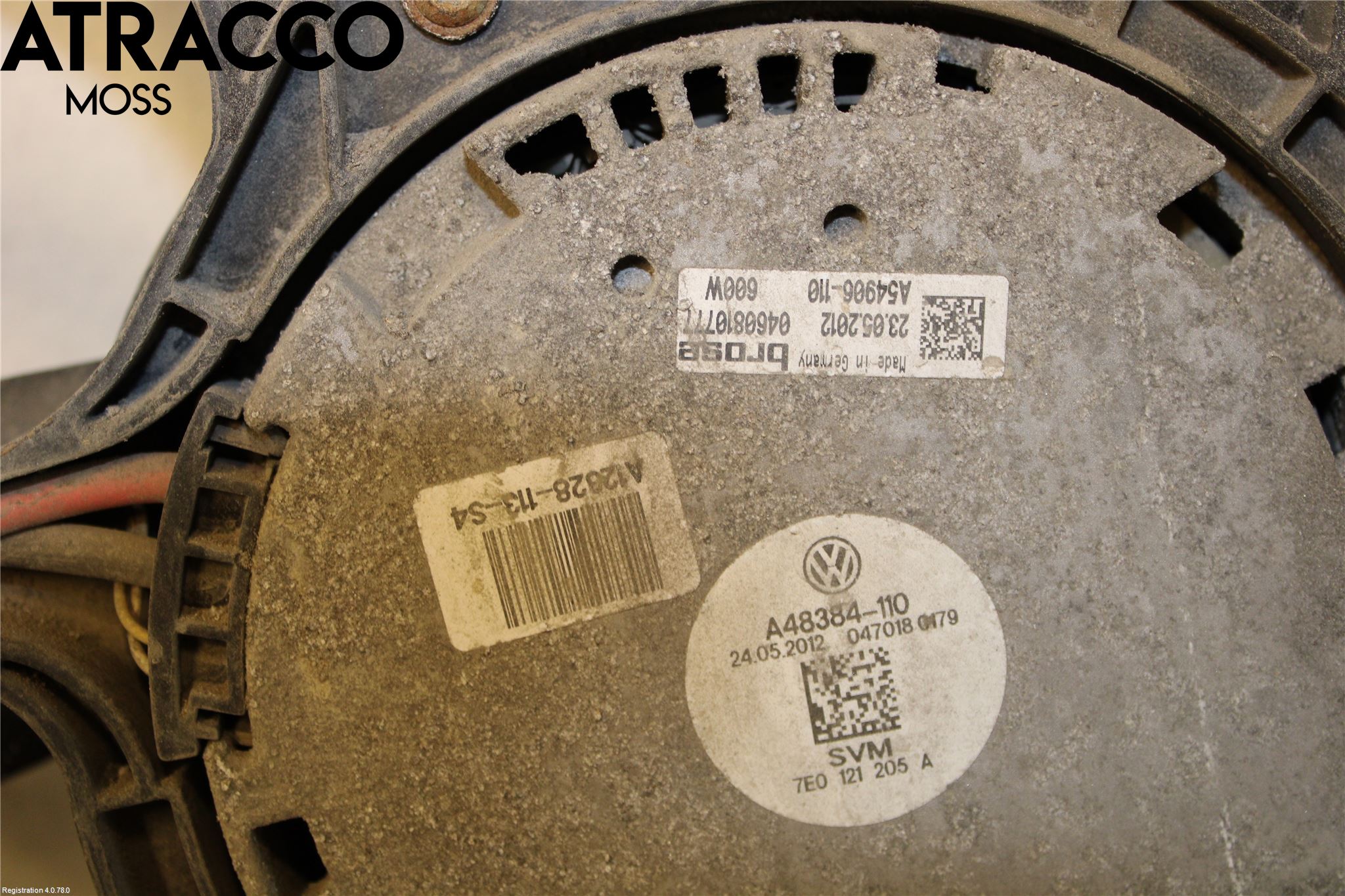 Volkswagen VW TRANSP/CARAVELLE (T5) 04-15 Kjølevifte Elektrisk