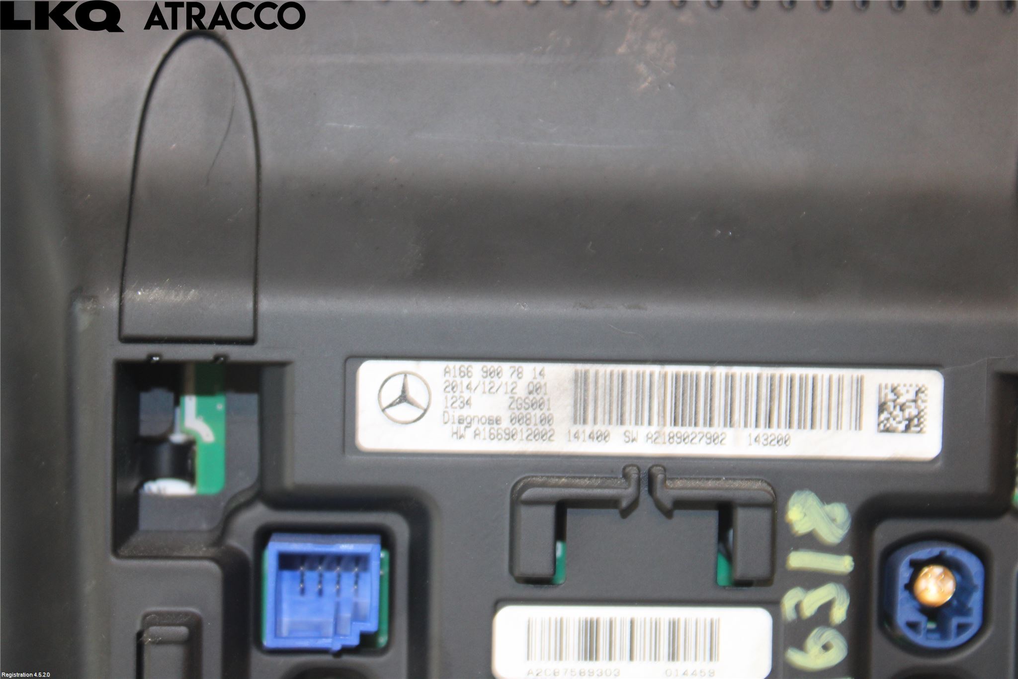 Mercedes-Benz MB CLA-KLASS (C117/X117) 13-19 Multifunktionsdisplay