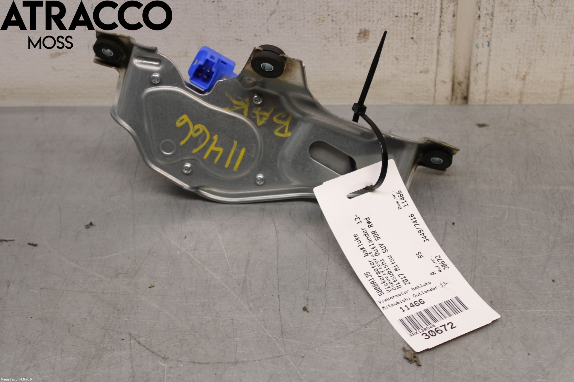 Mitsubishi OUTLANDER 13-21 Viskermotor Bakluke