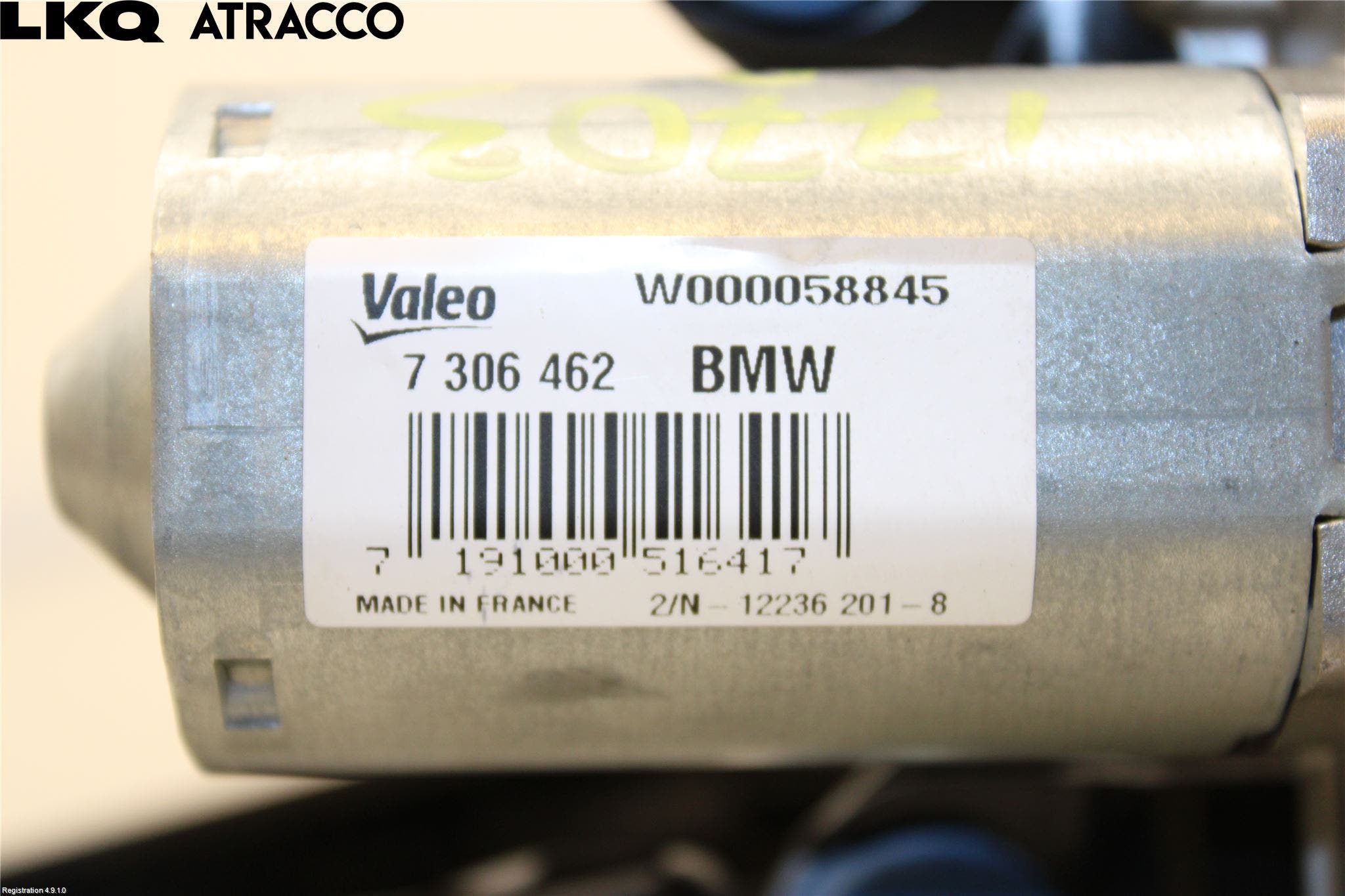 BMW i3 I01 13-22 Viskermotor Bakluke