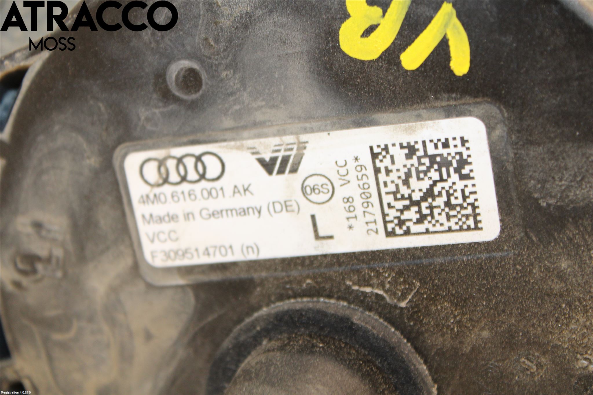 Audi E-TRON, S GE 19- Nivåreg Belg - Luftpute