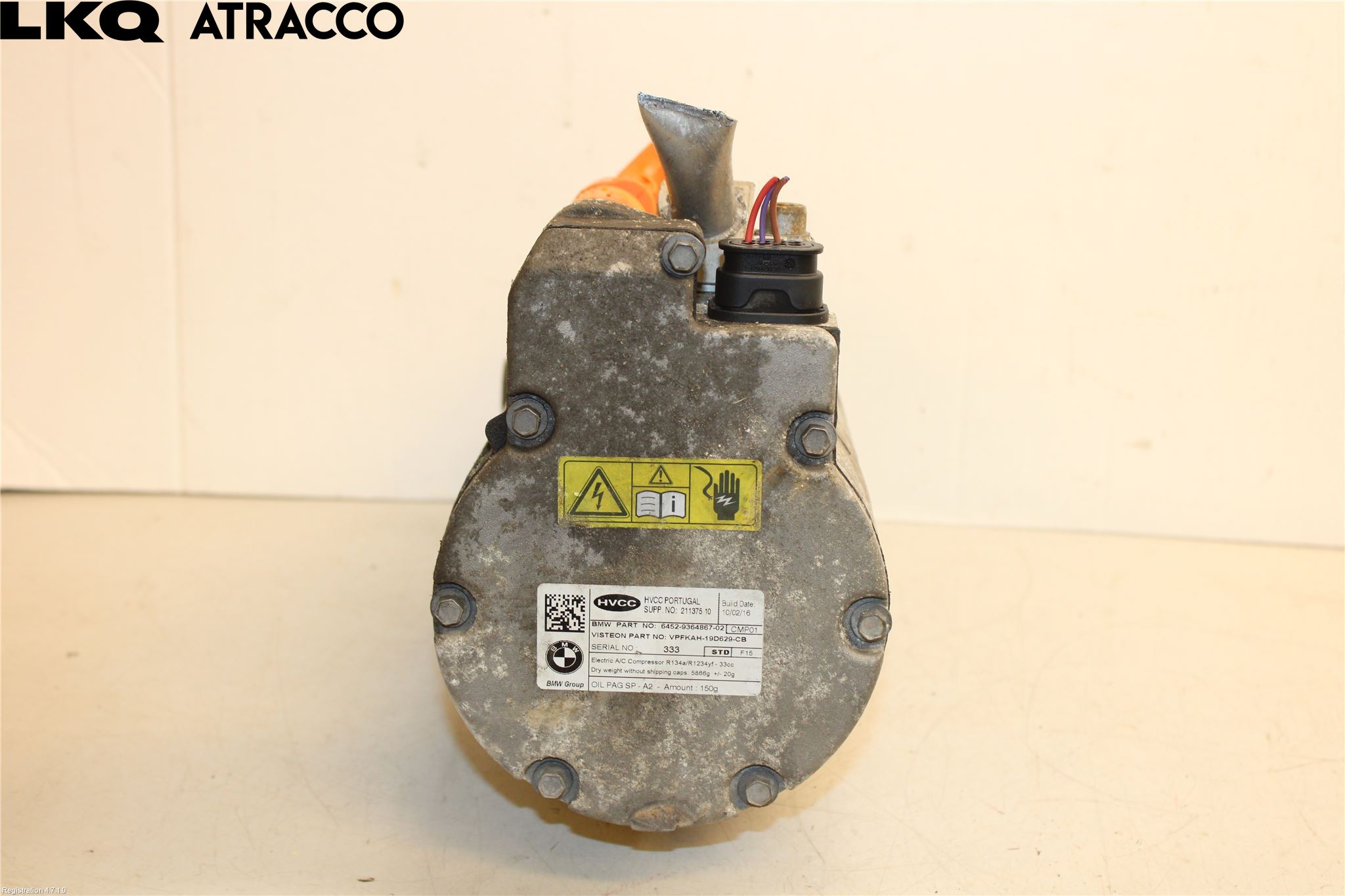 BMW 2 F45 Active Tourer 14-21 Varme Ac Kompressor