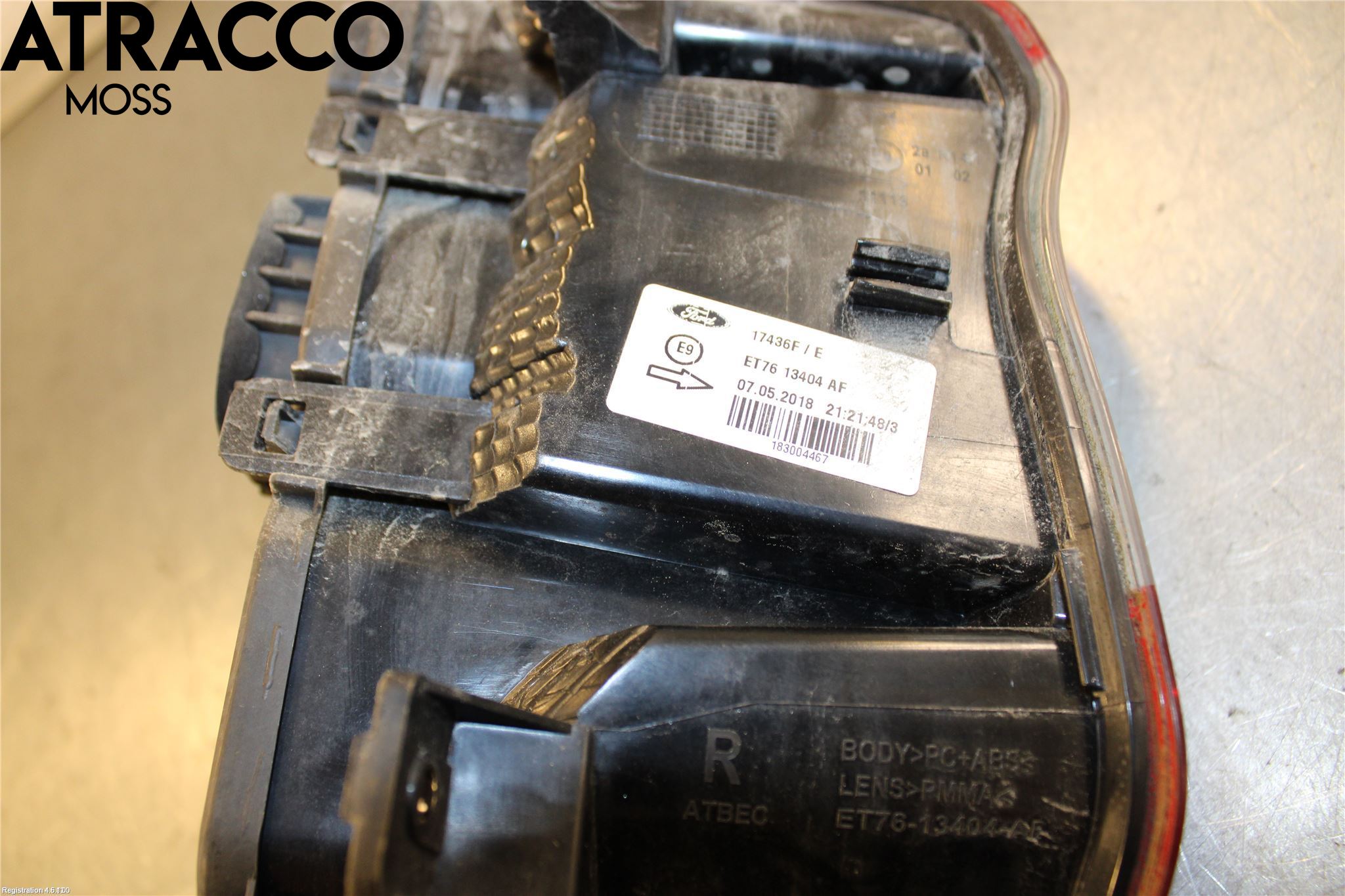 Ford TRANSIT/TOURNEO COURIER 13-23 Baklykt Høyre