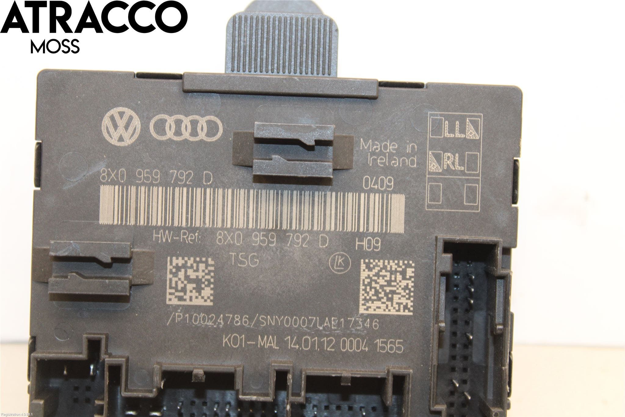 Audi A1/S1 11-18 Styreenhet Dør