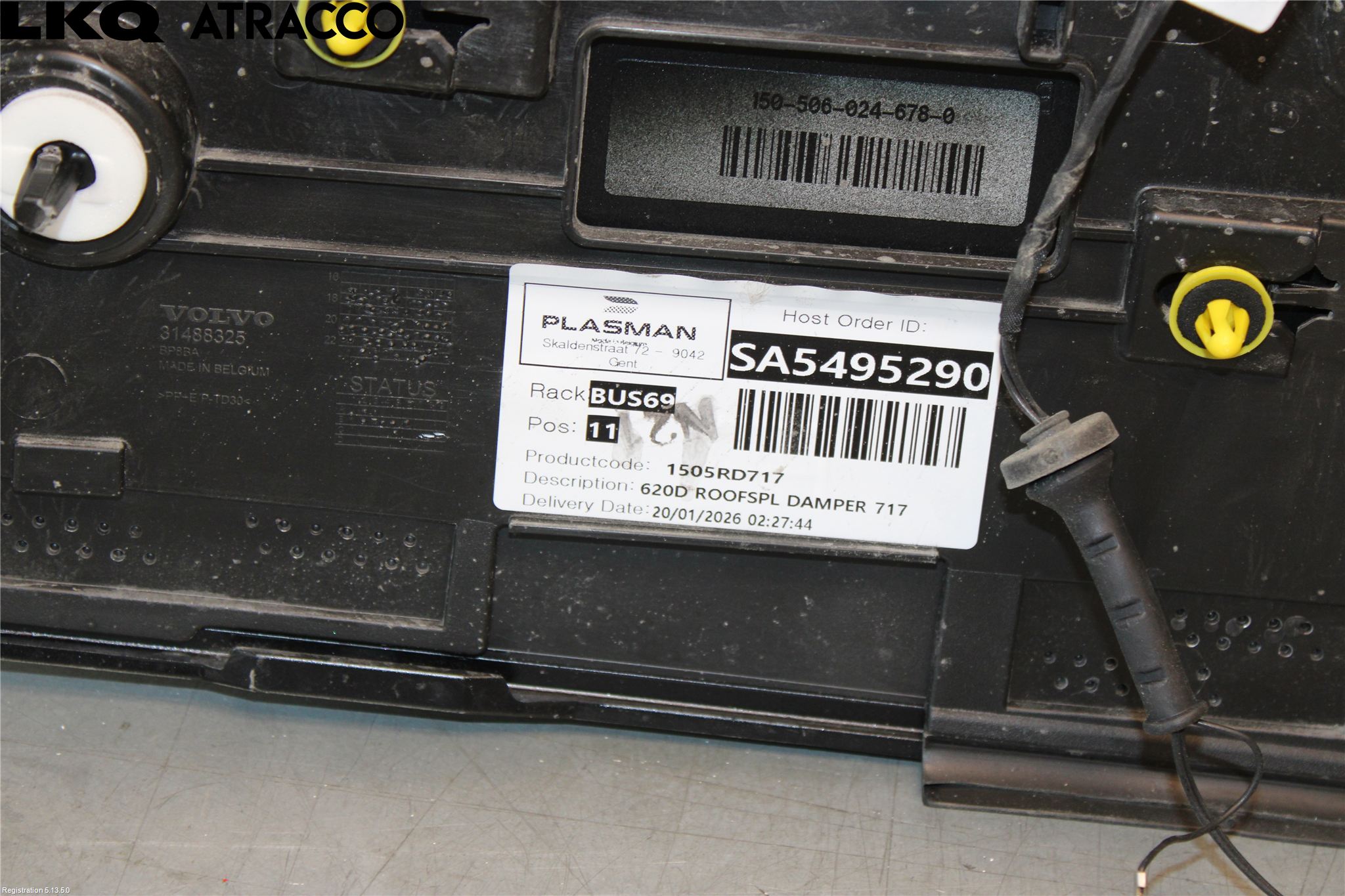 Volvo EX40 25- Spoiler Bakluke
