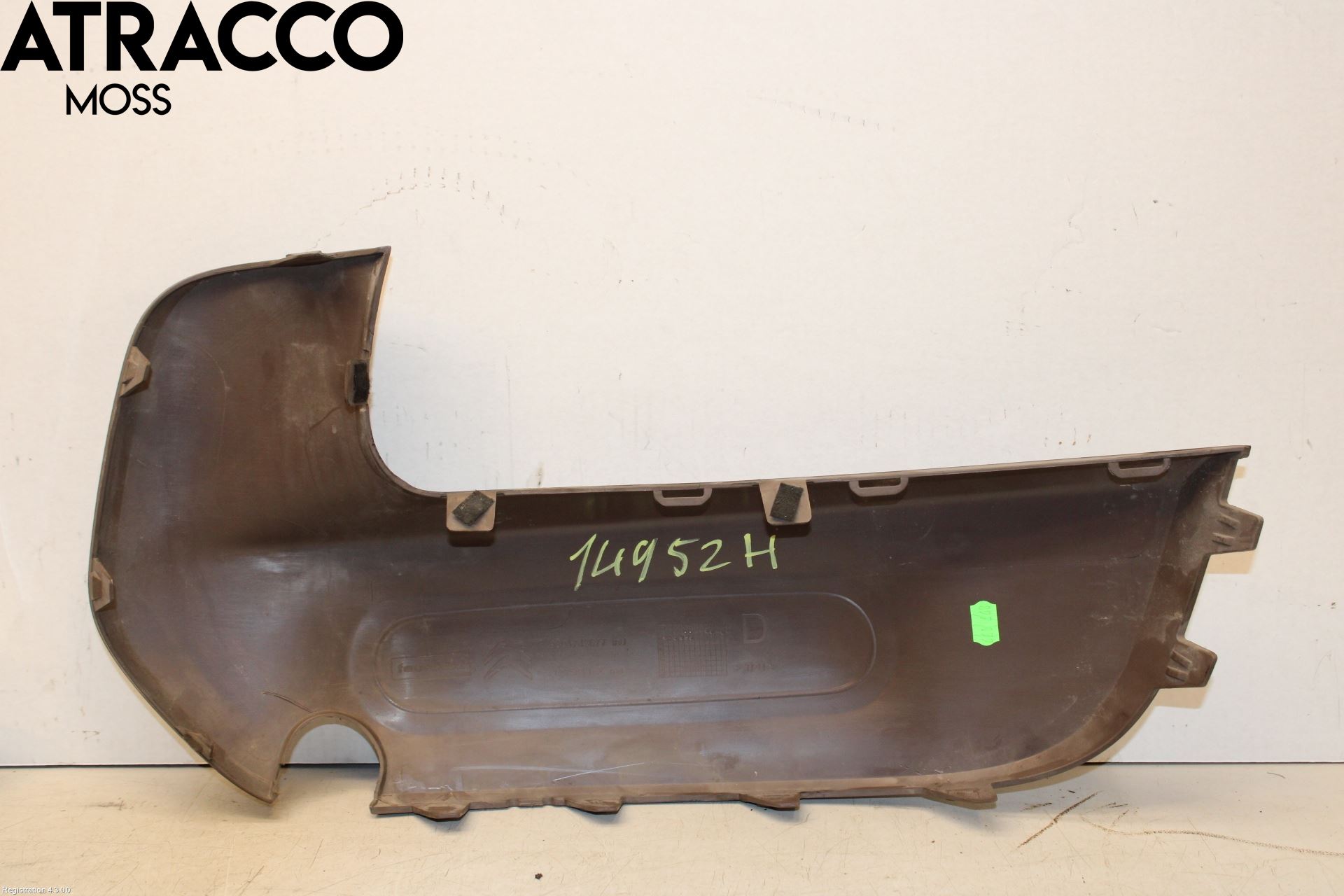 Citroen C4 CACTUS 14-20 Støtfangerfeste Foran Høyre