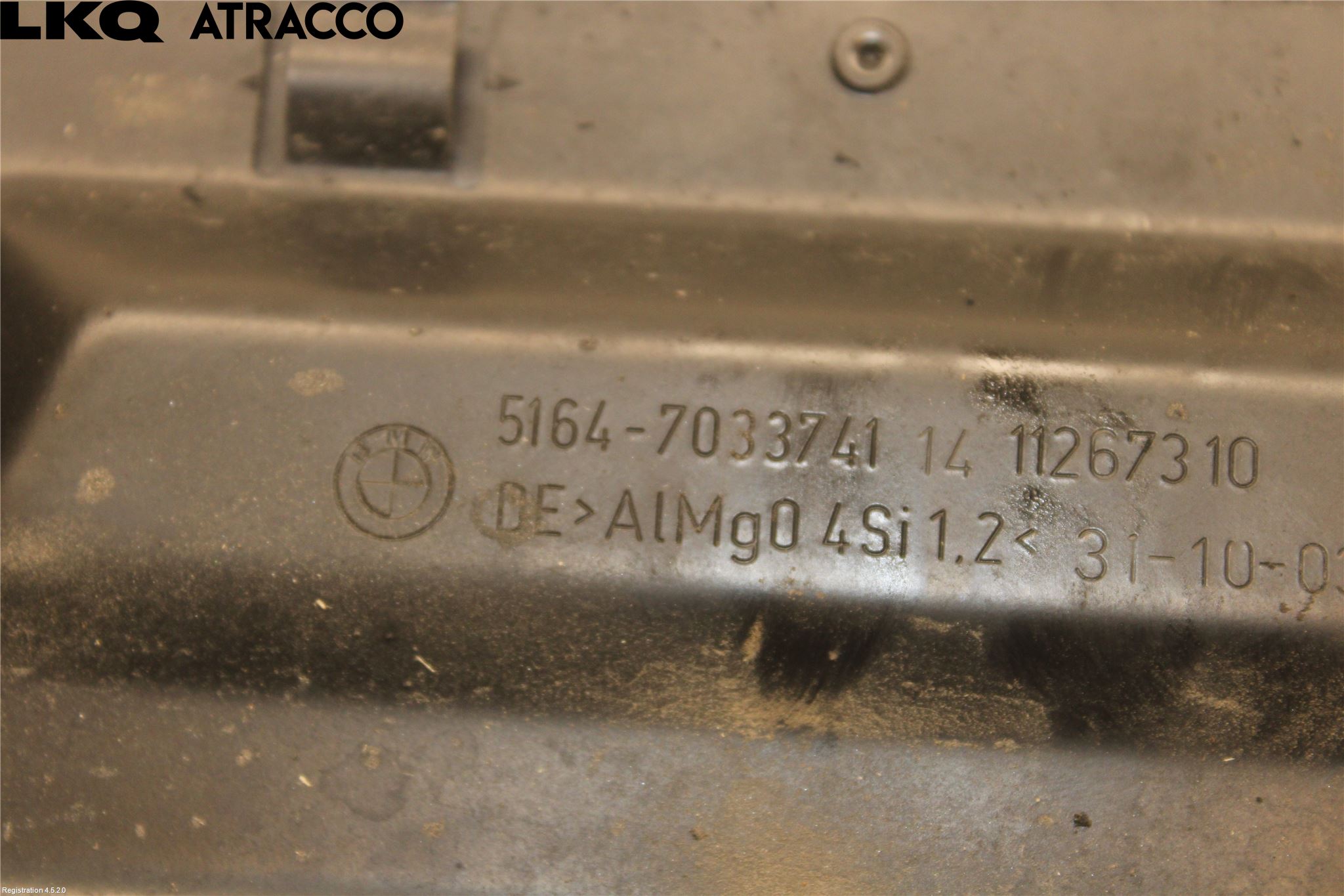 BMW 5 E60/61 Sed/Tou 02-10 Panserlåsplate-Bjelke